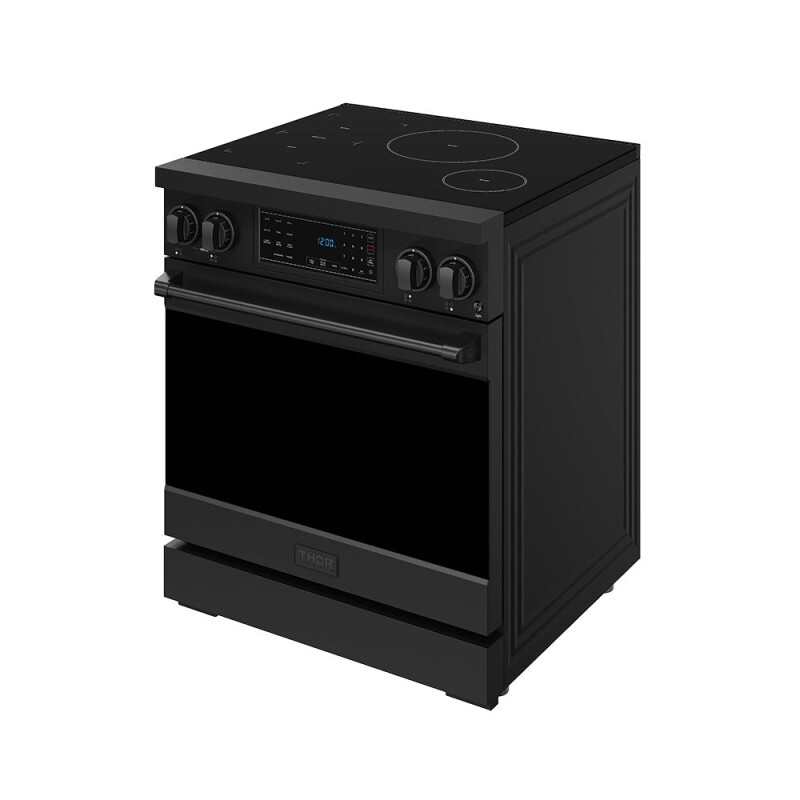 30 Inch Professional Induction Range With Tilt Panel Touch Control In Black Gordon Ramsay Series RSI30B