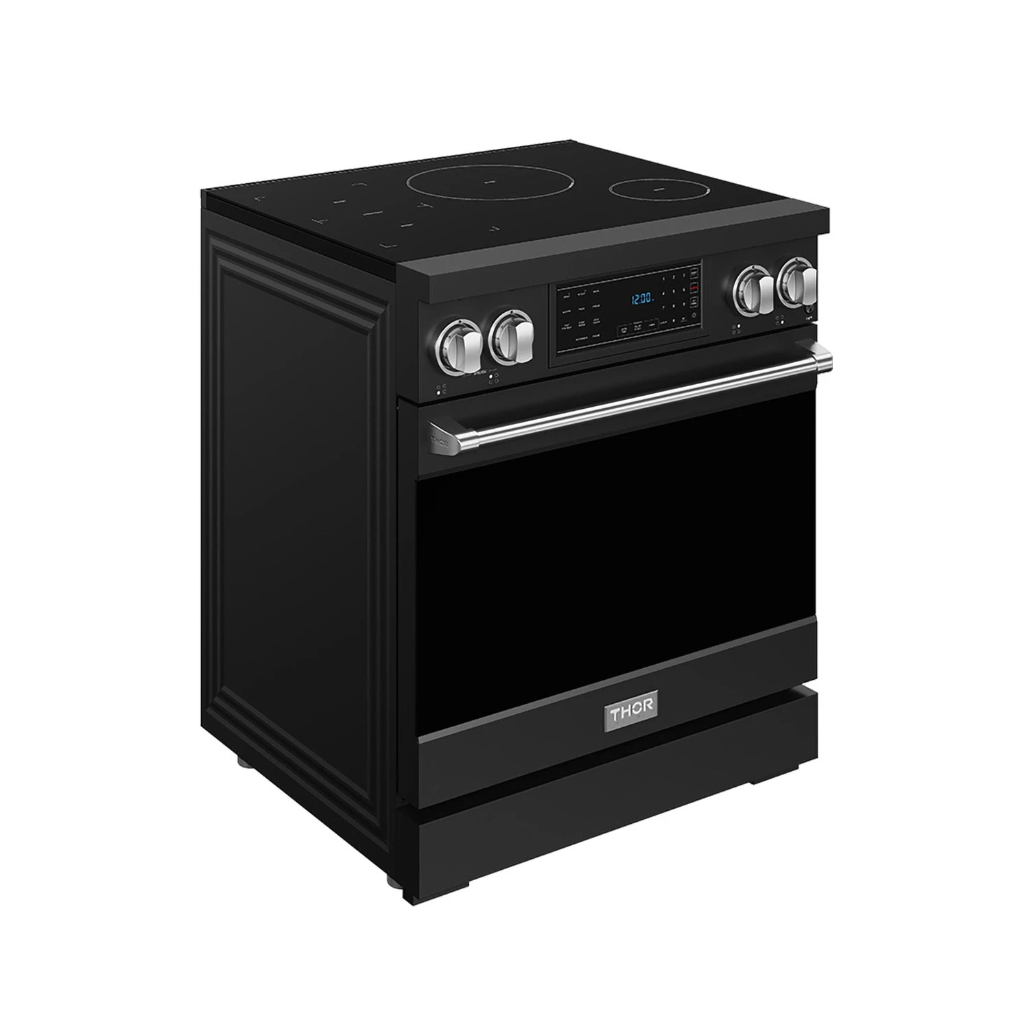 30 Inch Professional Induction Range With Tilt Panel Touch Control In Black And Stainless Steel Gordon Ramsay Series RSI30BSS