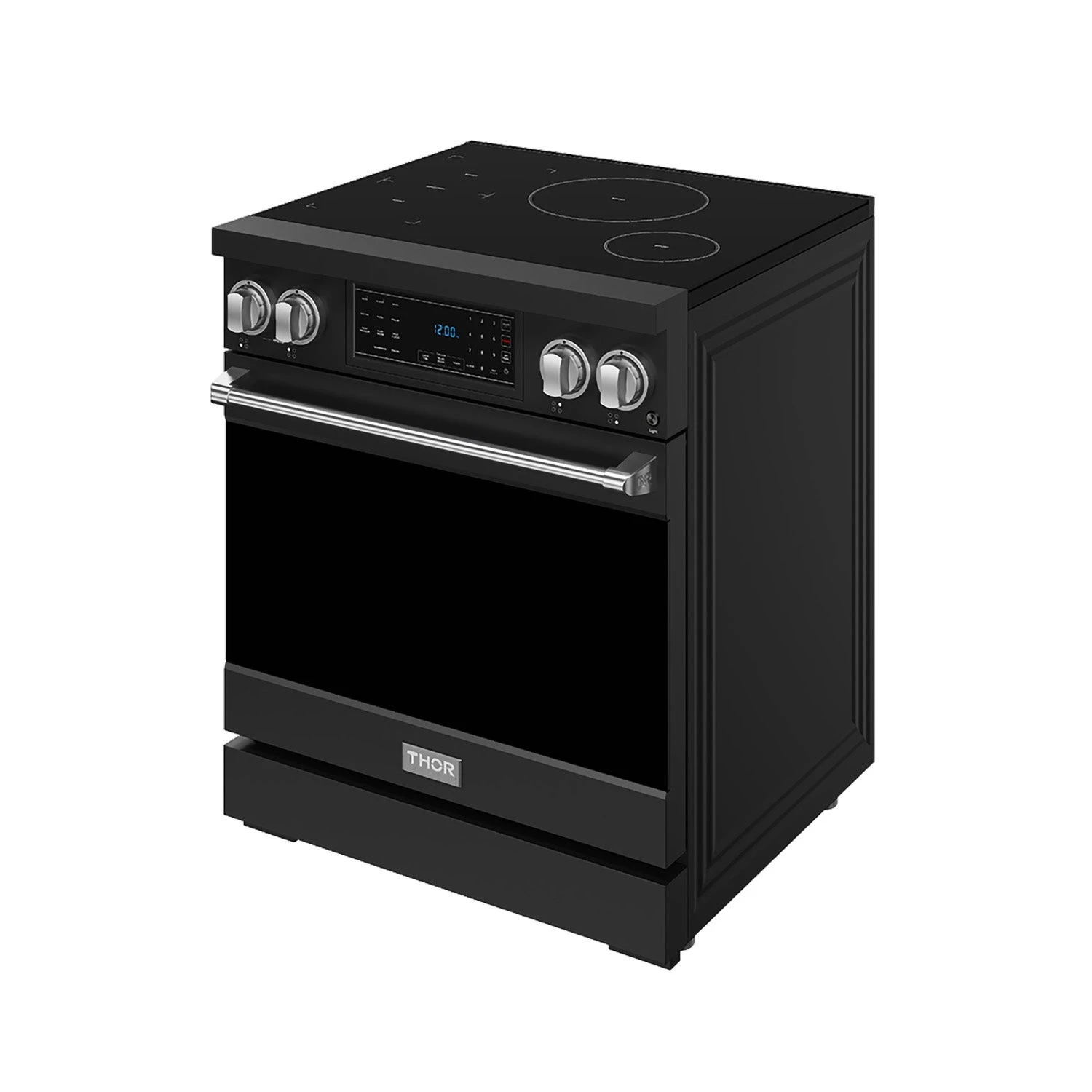 30 Inch Professional Induction Range With Tilt Panel Touch Control In Black And Stainless Steel Gordon Ramsay Series RSI30BSS