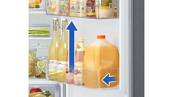 Space for gallon beverages