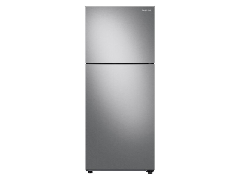 Samsung 15.6 cu. ft. Top Freezer Refrigerator with All-Around Cooling Fingerprint Resistant Black Stainless Steel RT16A6195SRAA Picture 1
