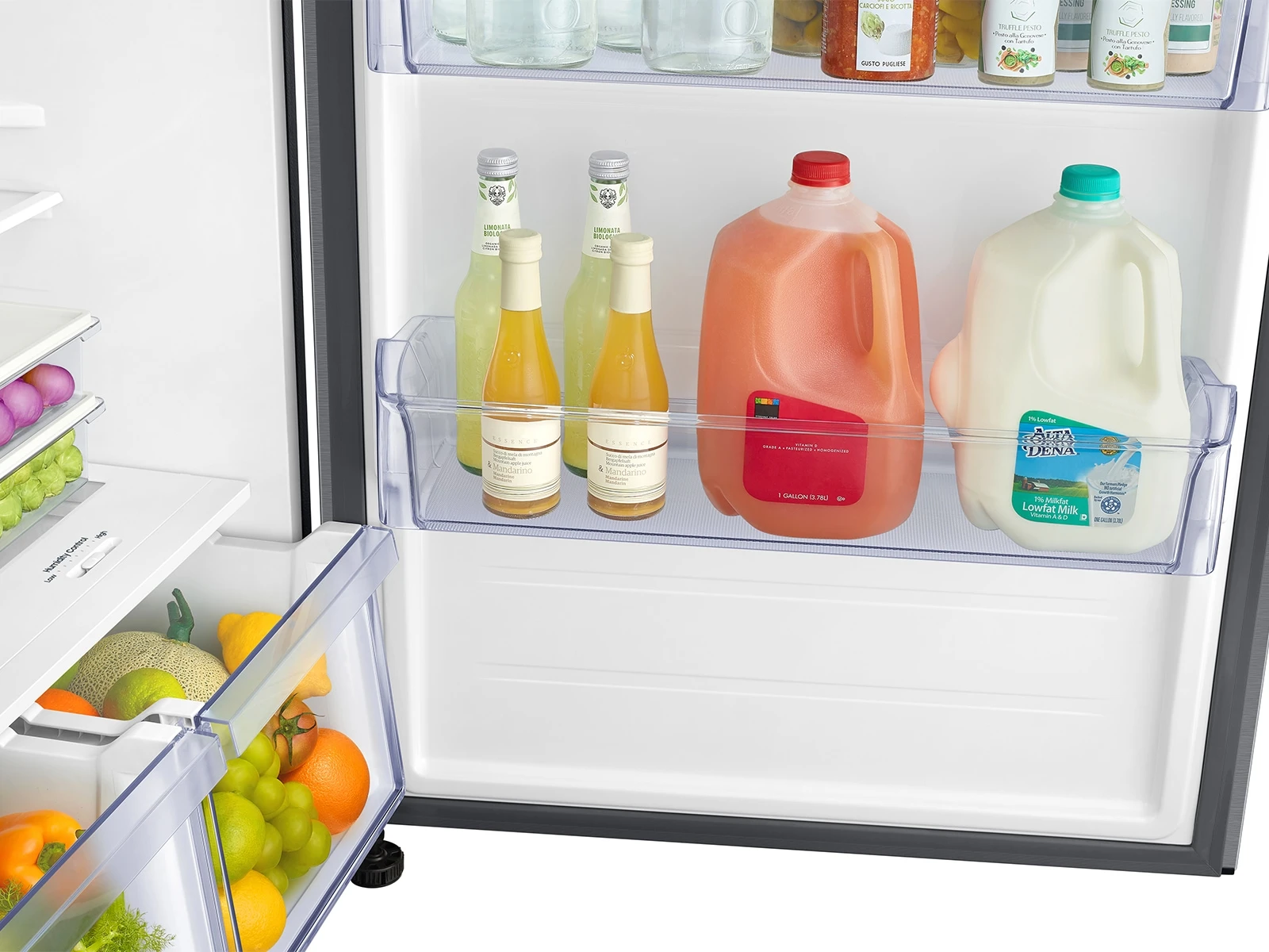 Bespoke AI Top Freezer All-Around Cooling | Garage Ready 18 cu.ft. RT18DG6500SRAA