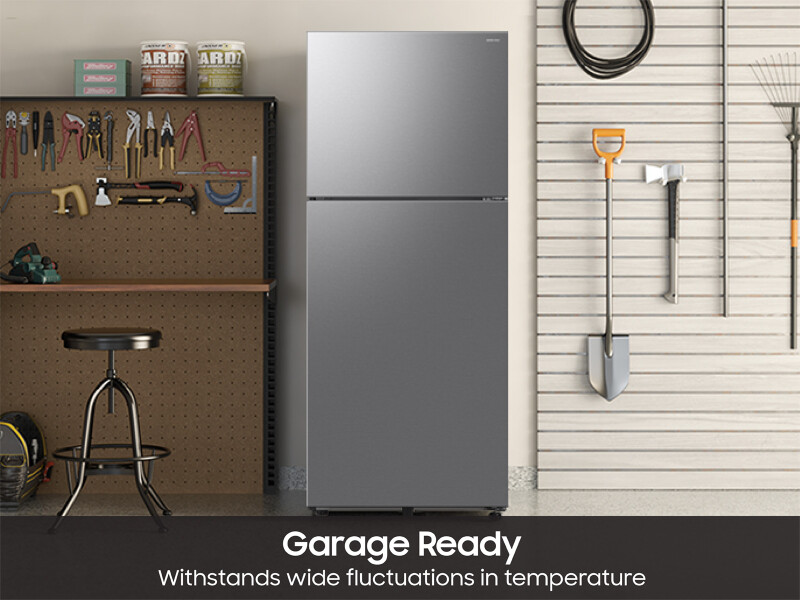 18 cu. ft. Top Freezer Refrigerator with Ice Maker in Stainless Steel RT70F18LASRAA