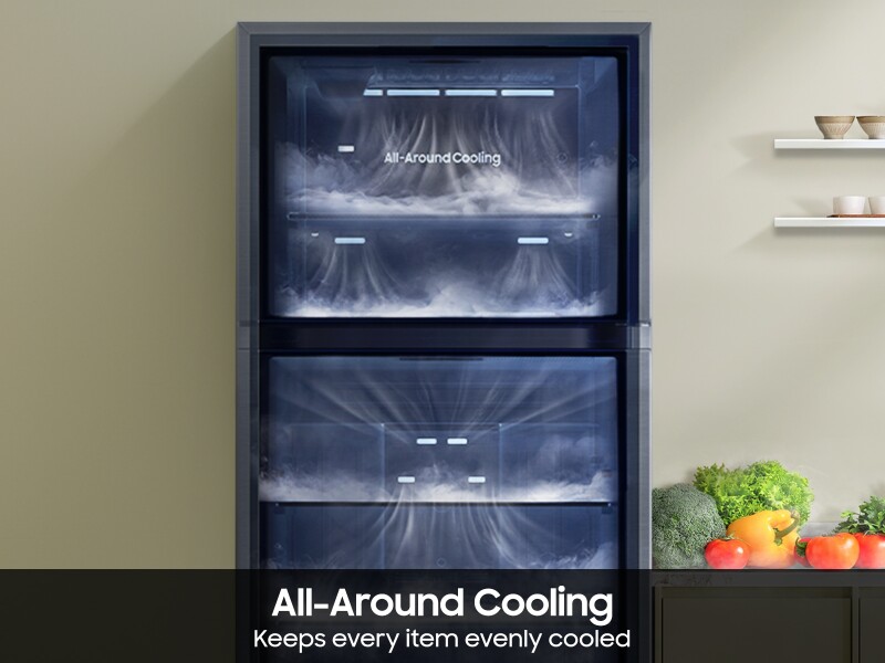 18 cu. ft. Top Freezer Refrigerator with All-Around Cooling in Stainless Steel RT70F18LRSRAA