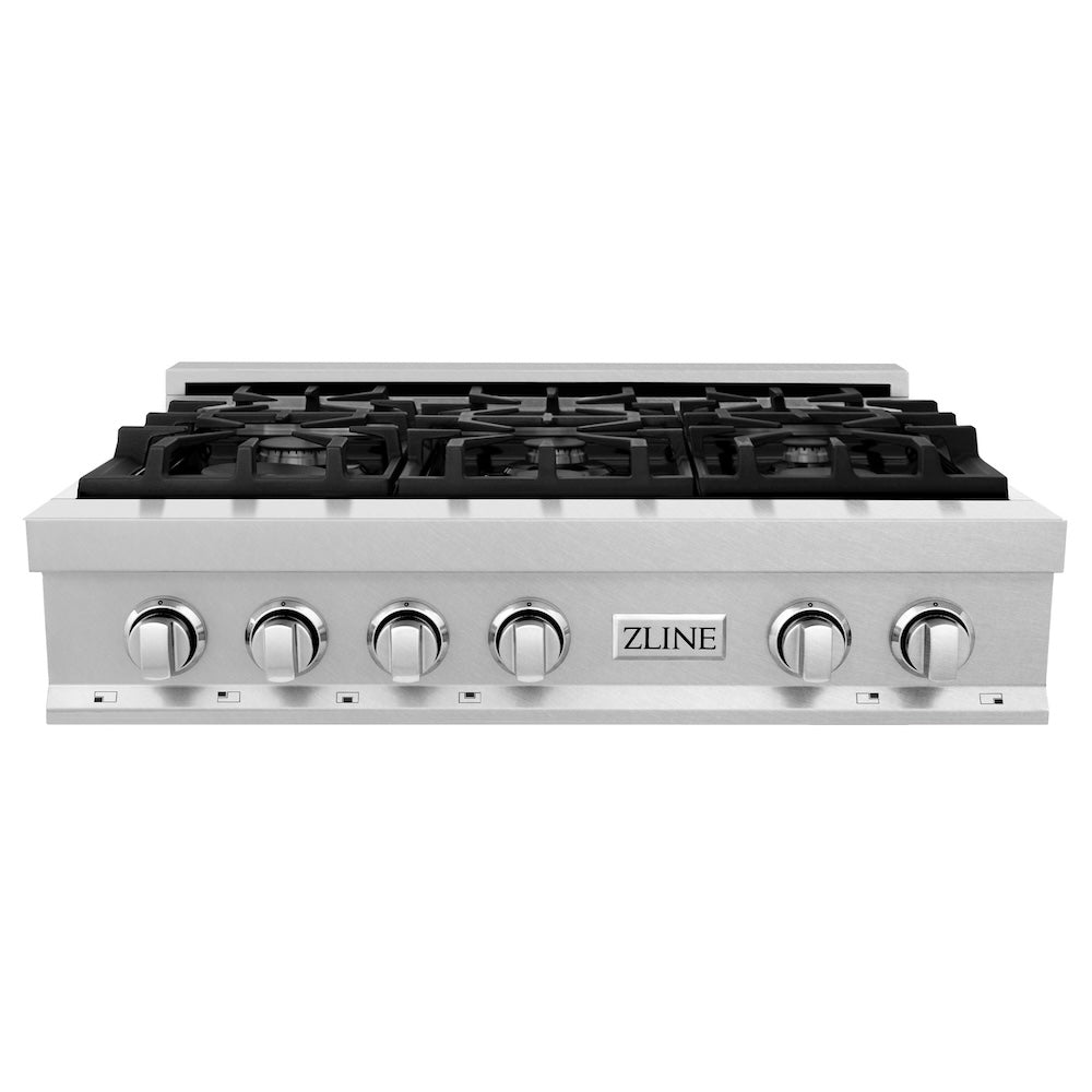 36" Porcelain Gas Stovetop with 6 Gas Burners RTS36