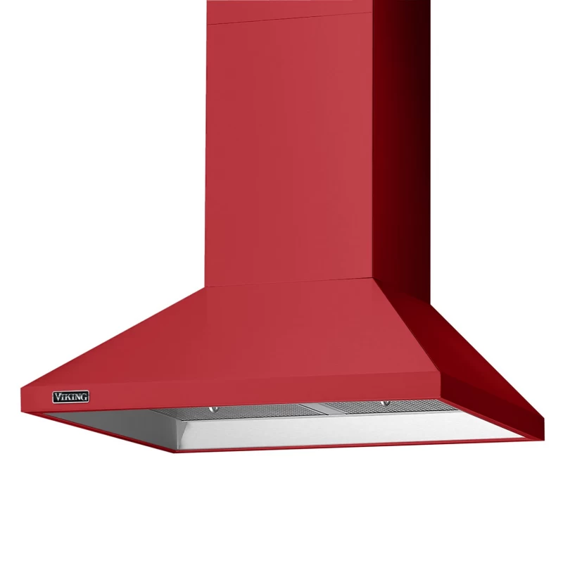 Viking 30" Wide Chimney Wall Hood  + Ventilator San Marzano Red RVCH330SM Picture 1
