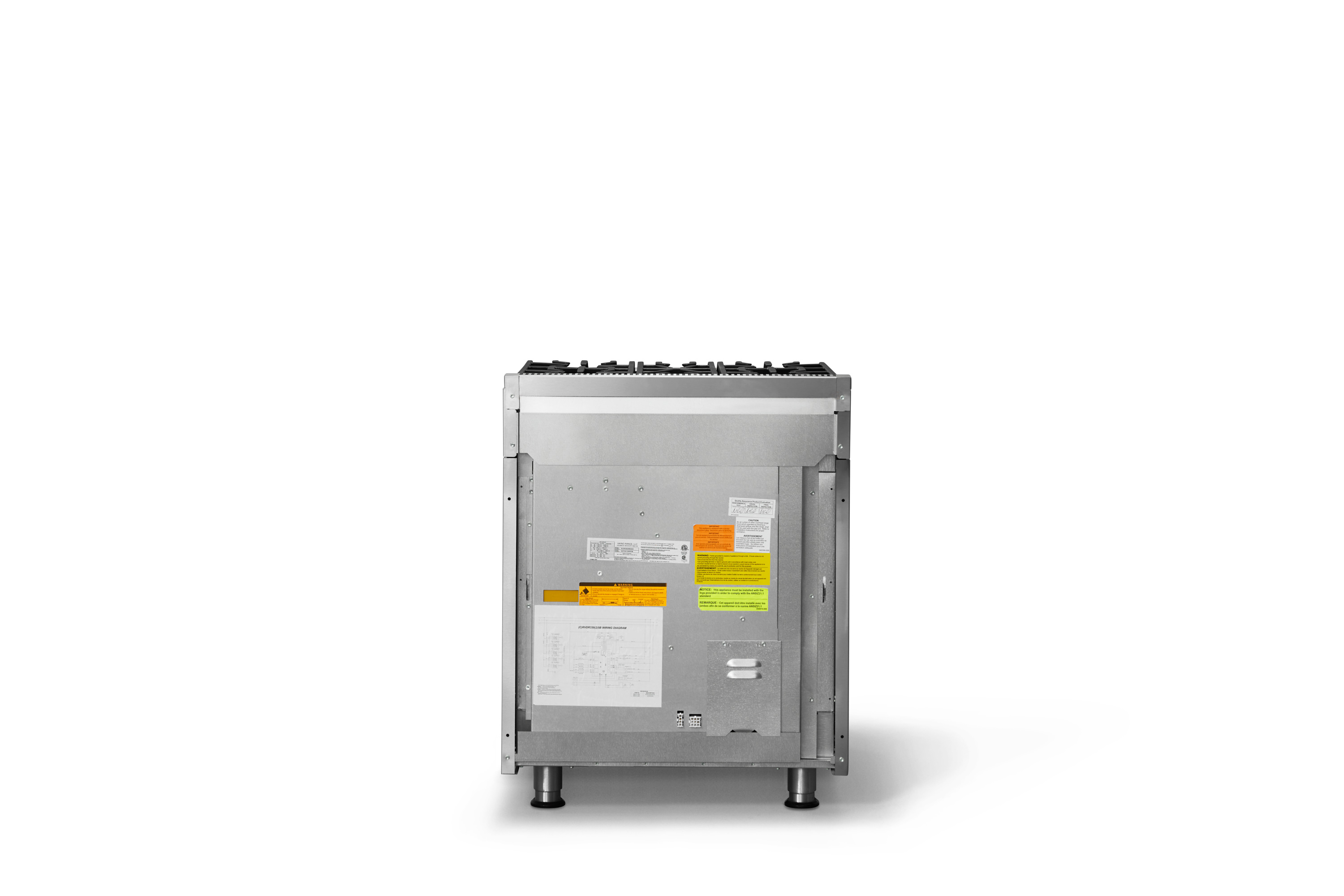 30"W. Self-Cleaning Dual Fuel Range RVDR33025BAN