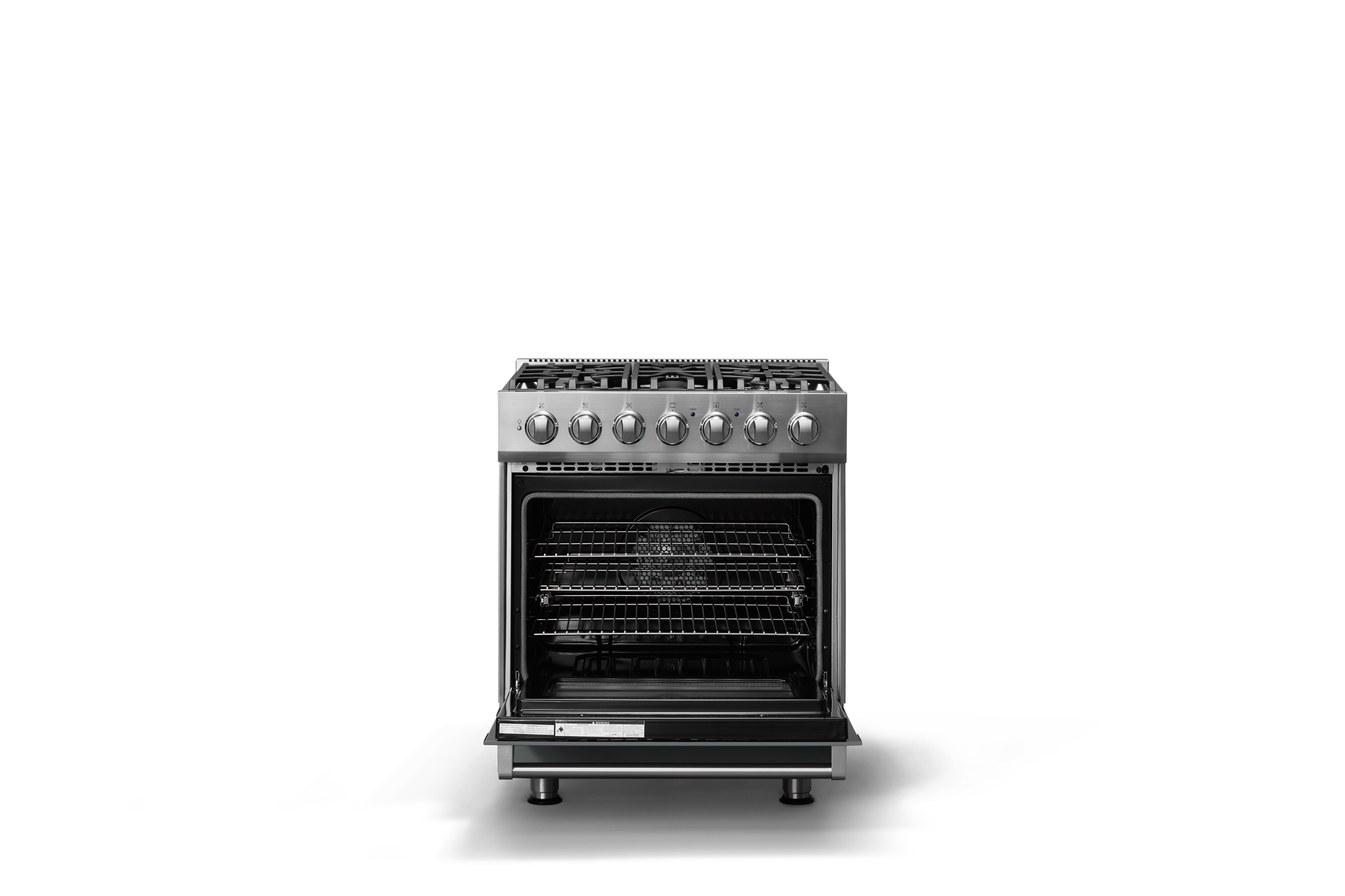 30"W. Self-Cleaning Dual Fuel Range RVDR33025BCS