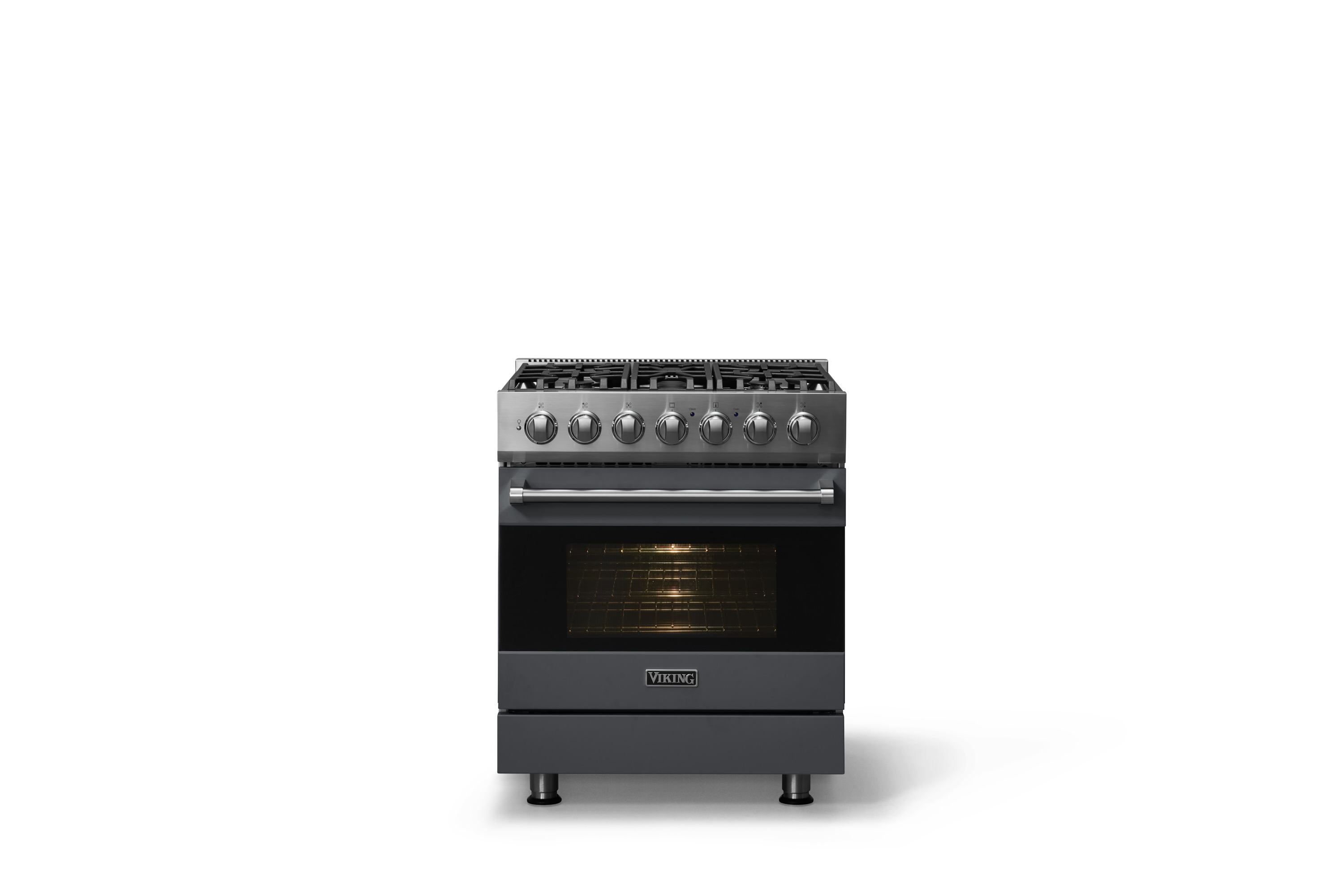 30"W. Self-Cleaning Dual Fuel Range RVDR33025BCSLP