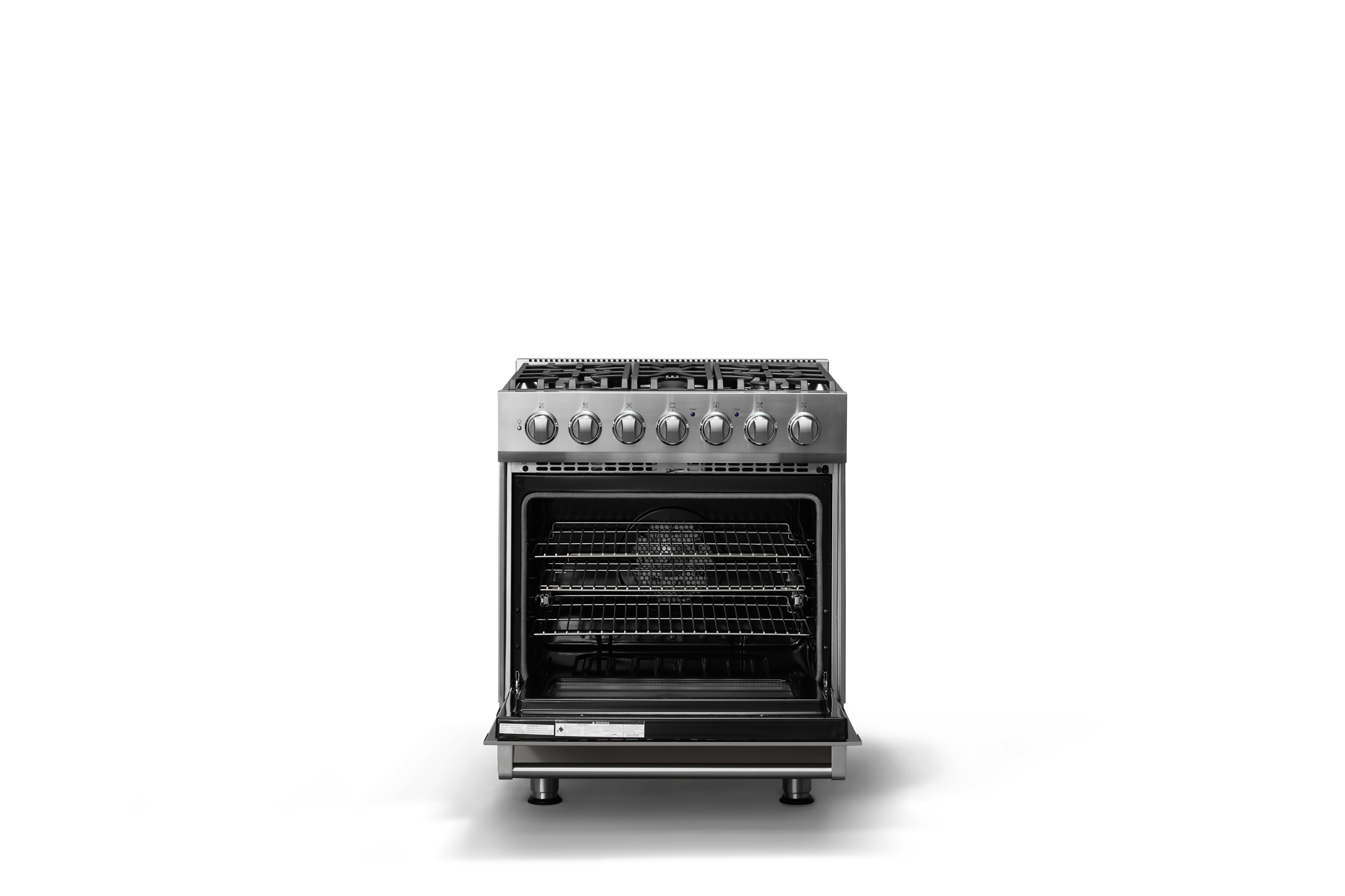 30"W. Self-Cleaning Dual Fuel Range RVDR33025BDG