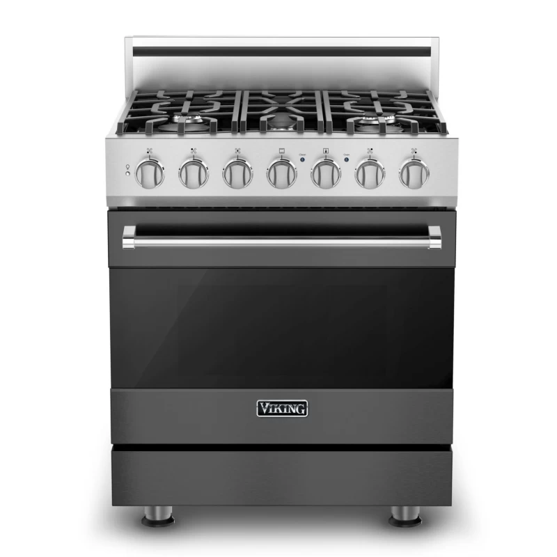 Viking 30" Self-Cleaning Dual Fuel Range Damascus Gray RVDR33025BDG Picture 1