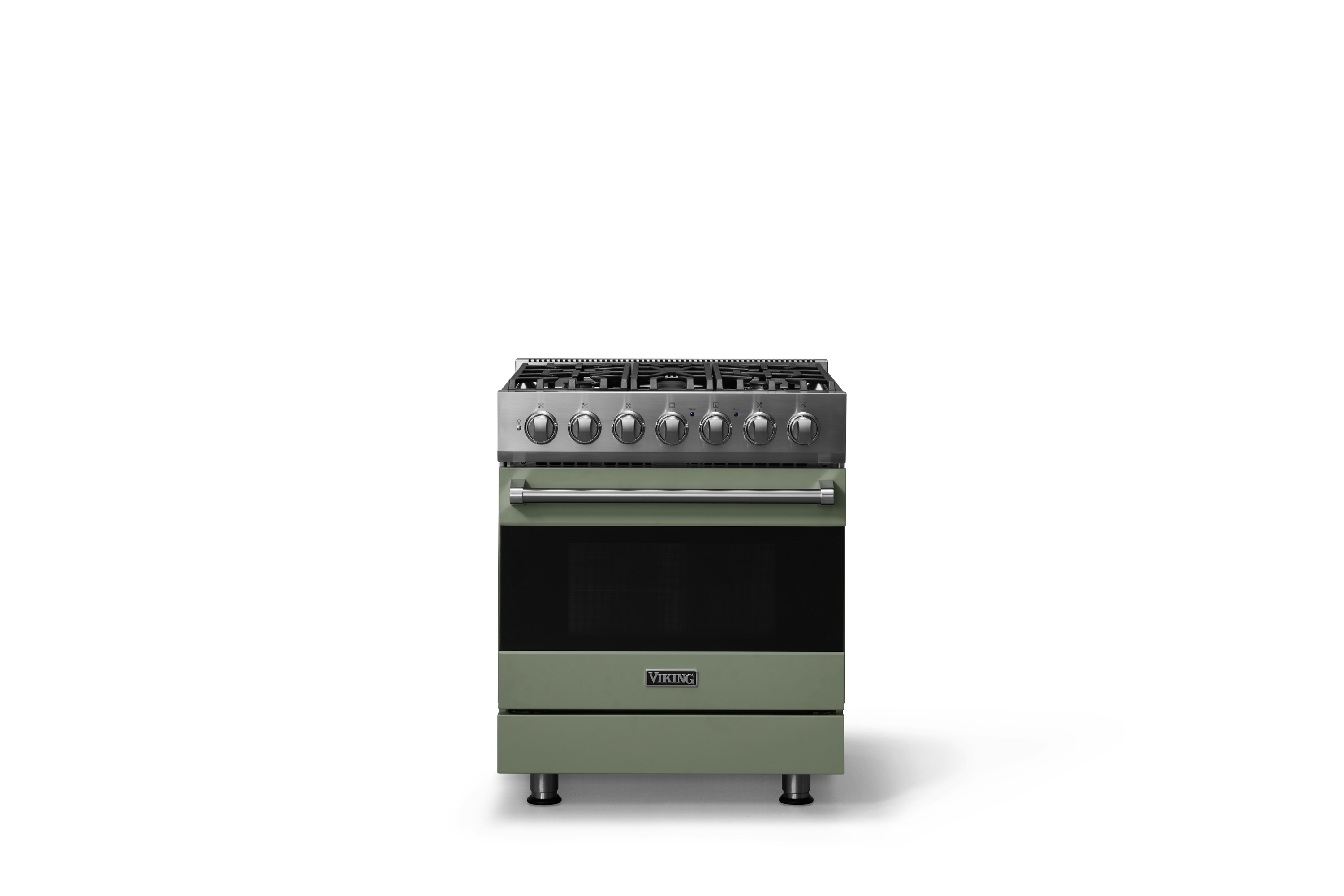 30"W. Self-Cleaning Dual Fuel Range RVDR33025BSSLP