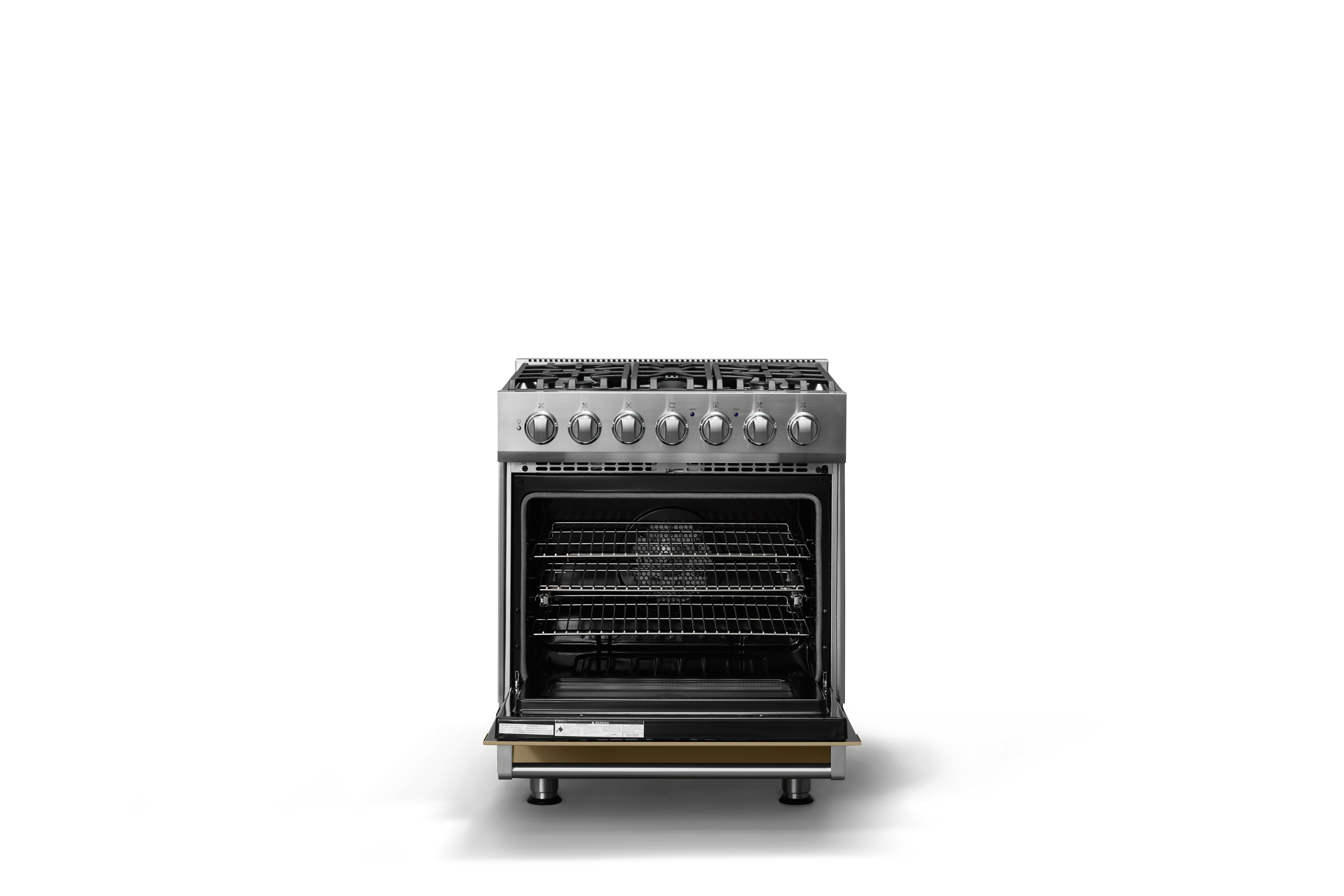 30"W. Self-Cleaning Dual Fuel Range RVDR33025BGHLP