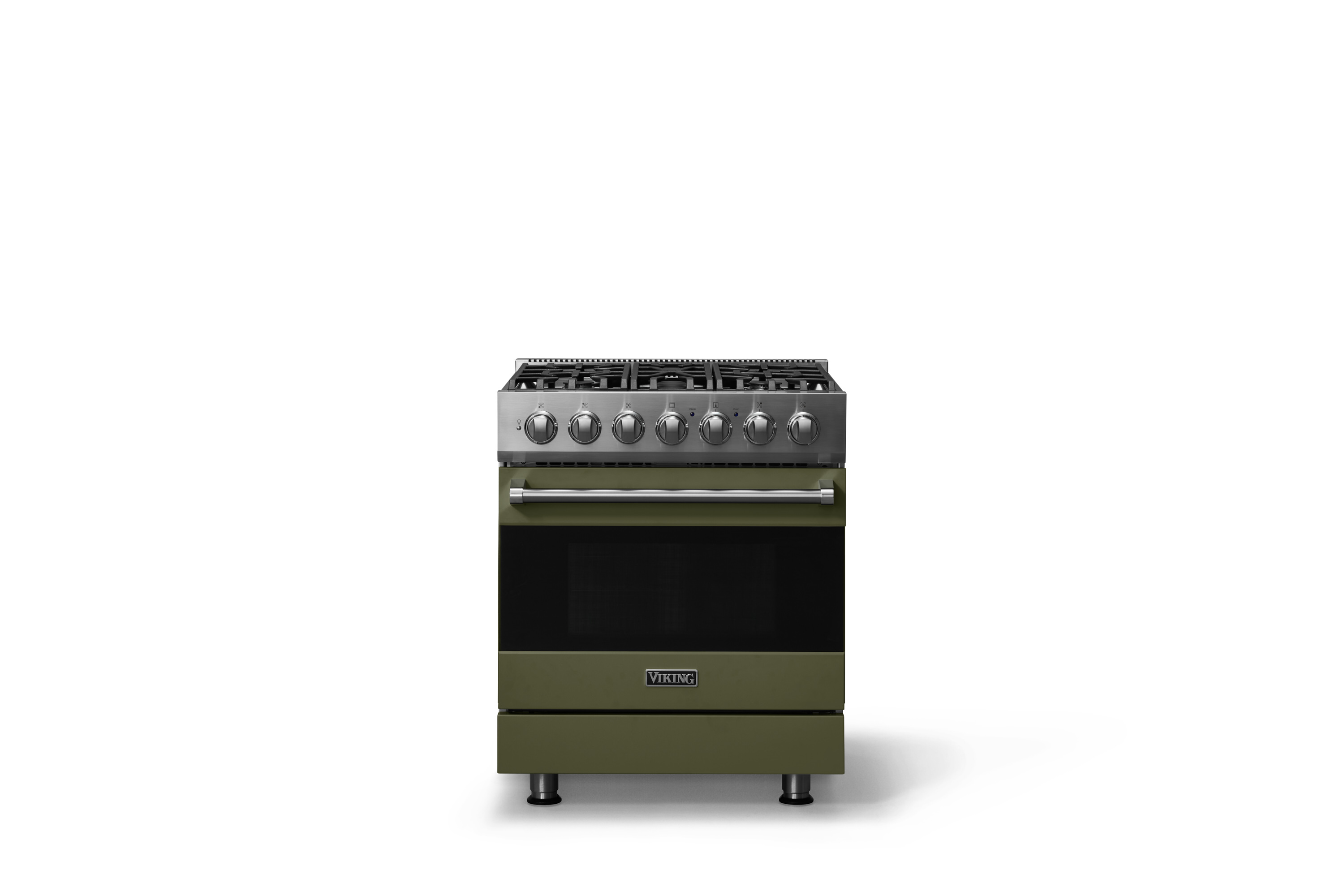 30"W. Self-Cleaning Dual Fuel Range RVDR33025BSSLP