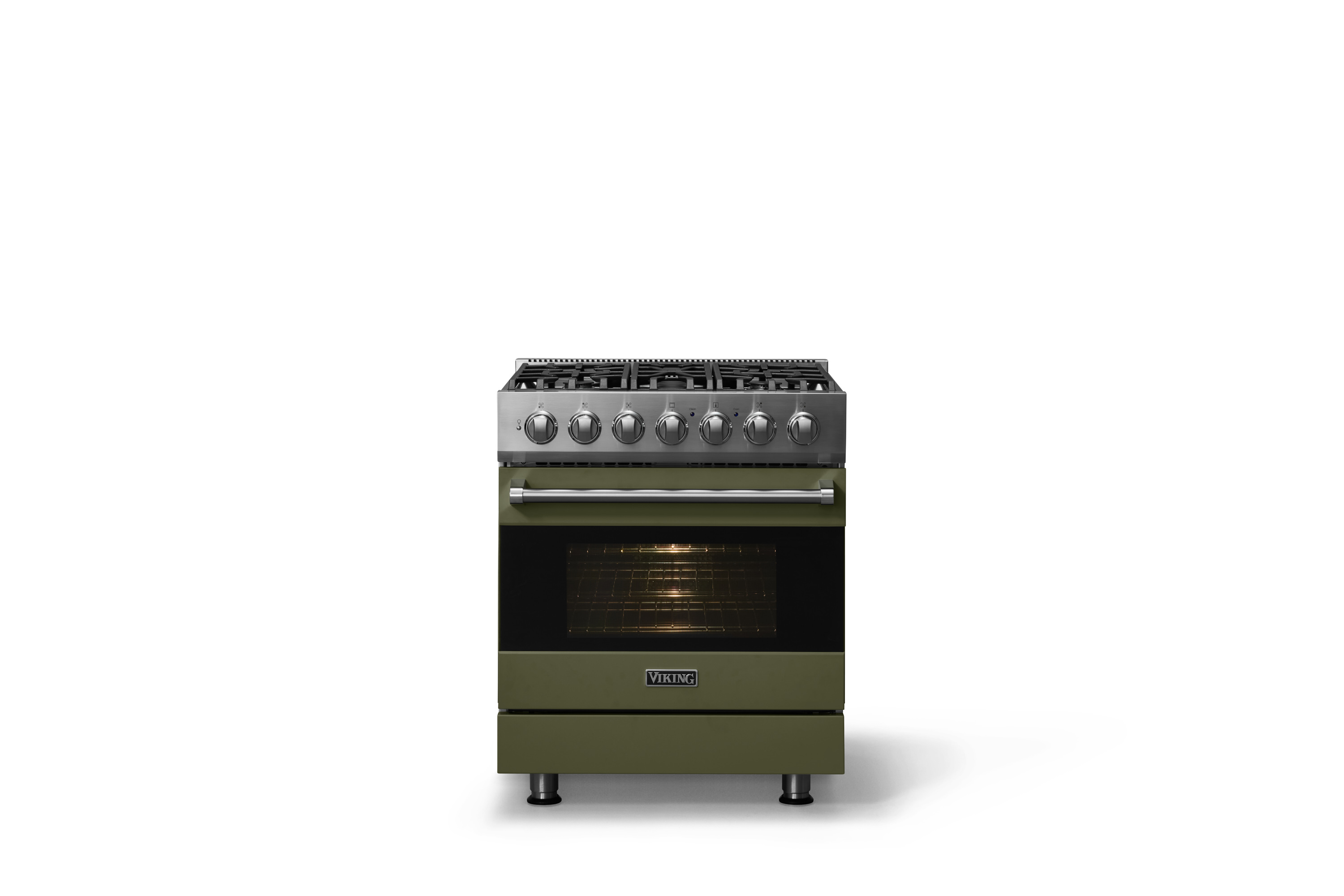 30"W. Self-Cleaning Dual Fuel Range RVDR33025BMALP