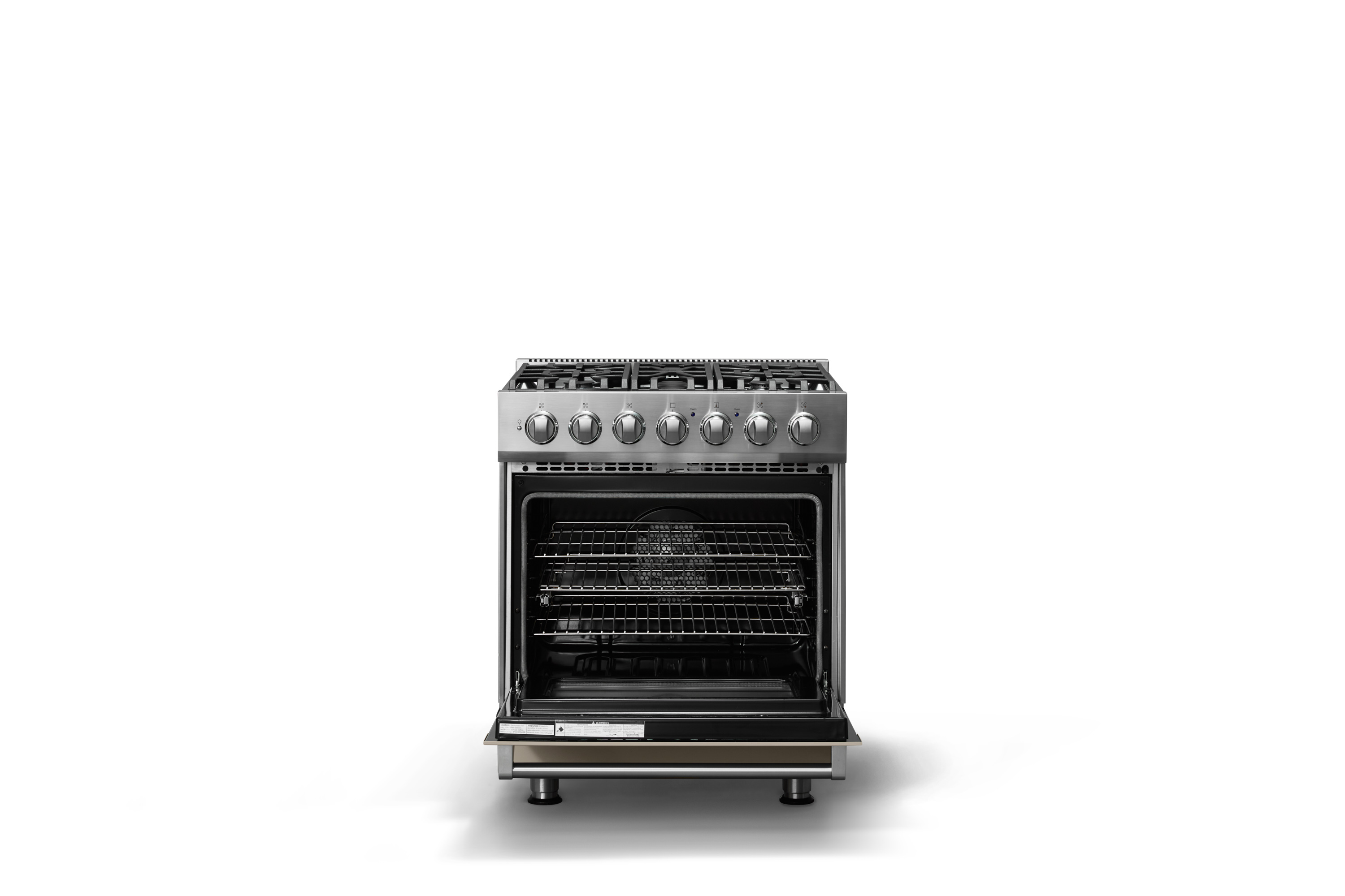 30"W. Self-Cleaning Dual Fuel Range RVDR33025BNA