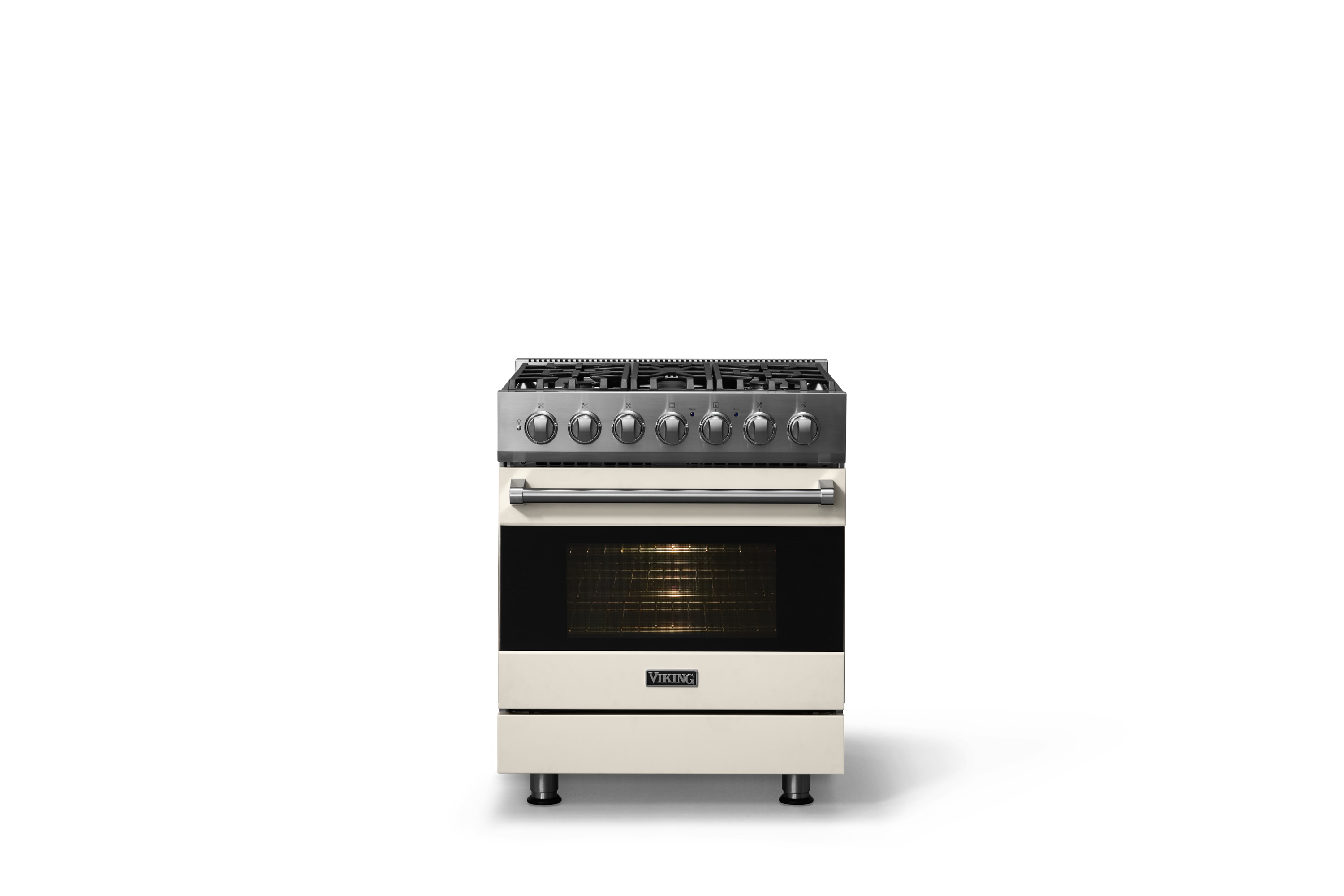 30"W. Self-Cleaning Dual Fuel Range RVDR33025BPW