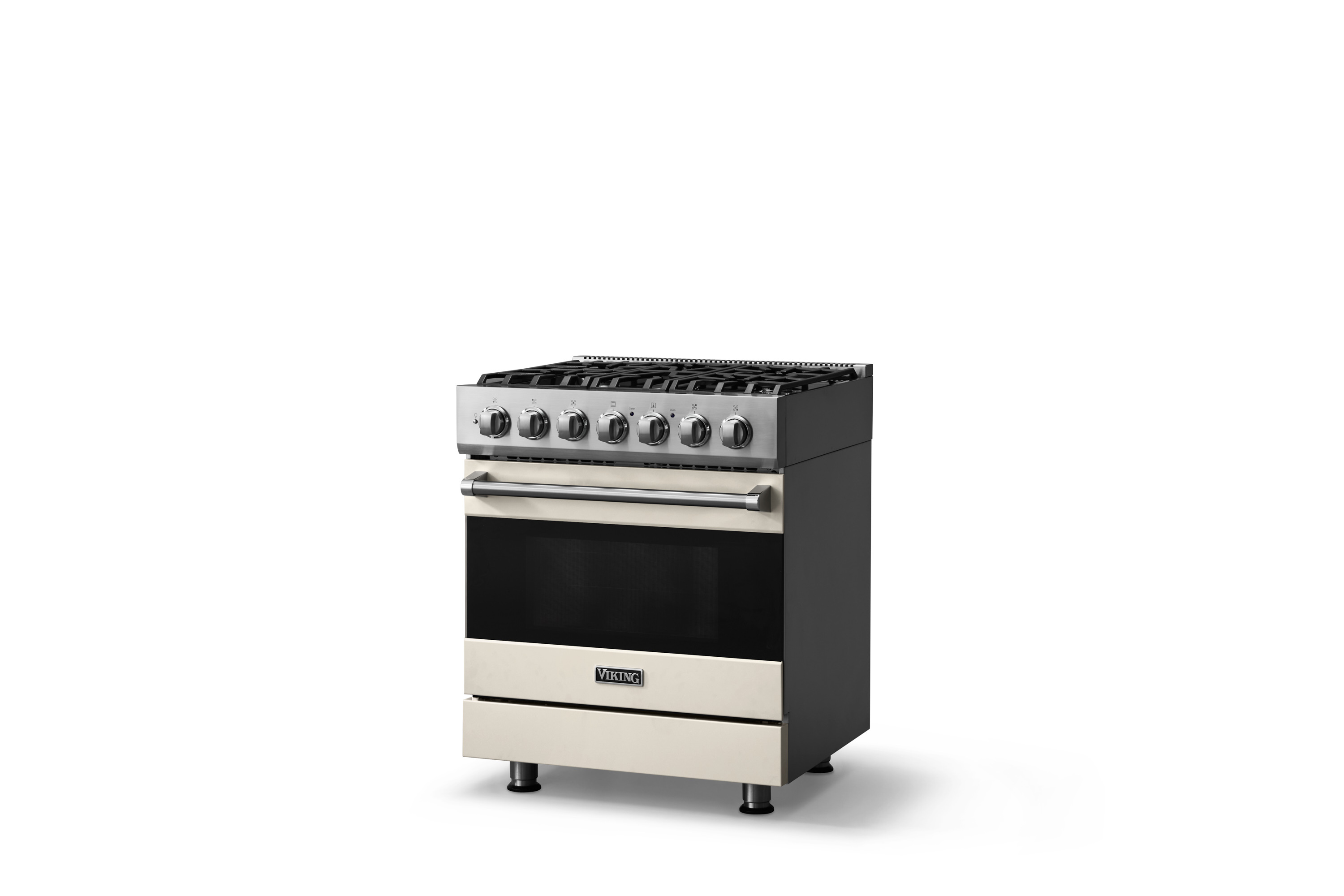 30"W. Self-Cleaning Dual Fuel Range RVDR33025BPWLP