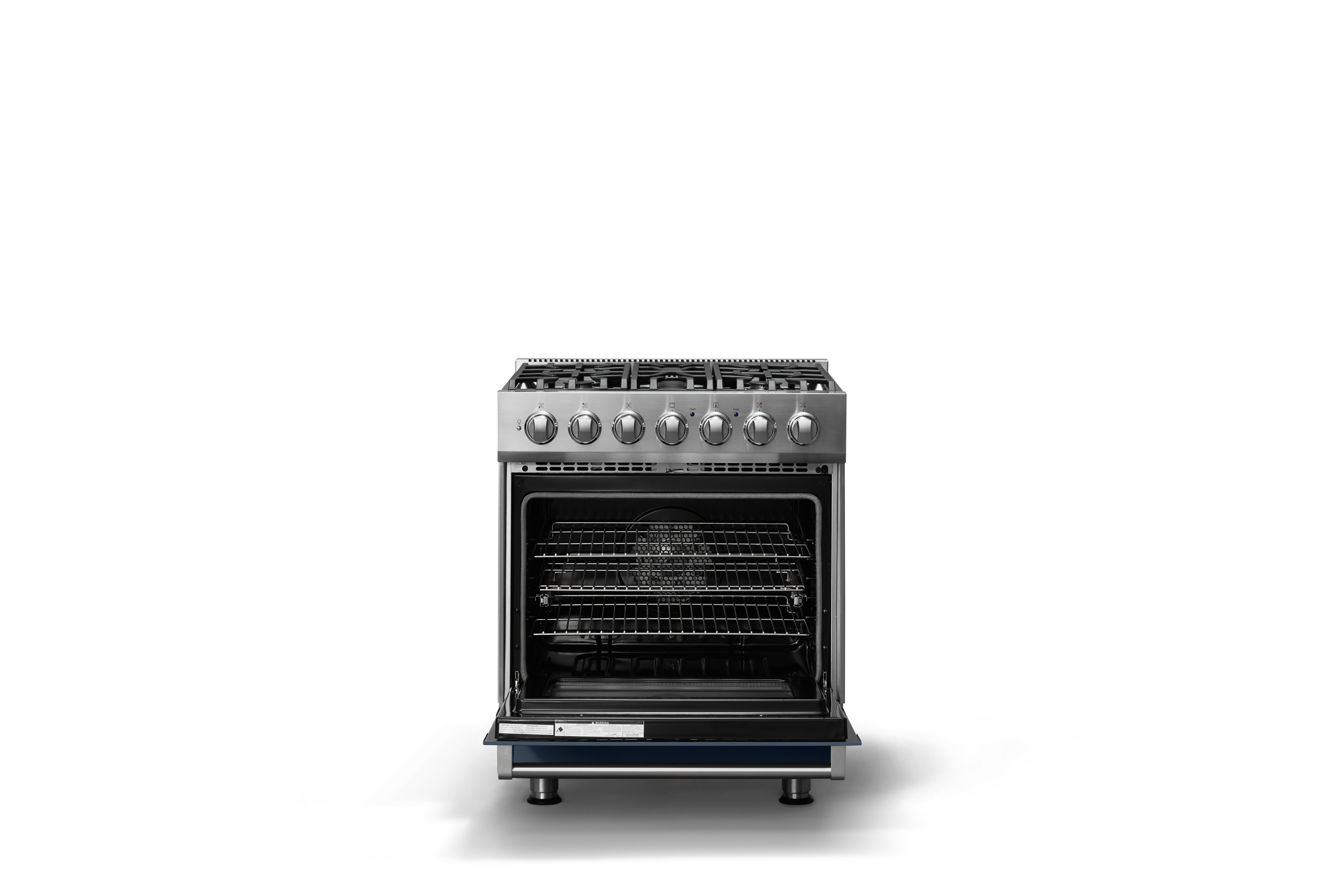 30"W. Self-Cleaning Dual Fuel Range RVDR33025BSB