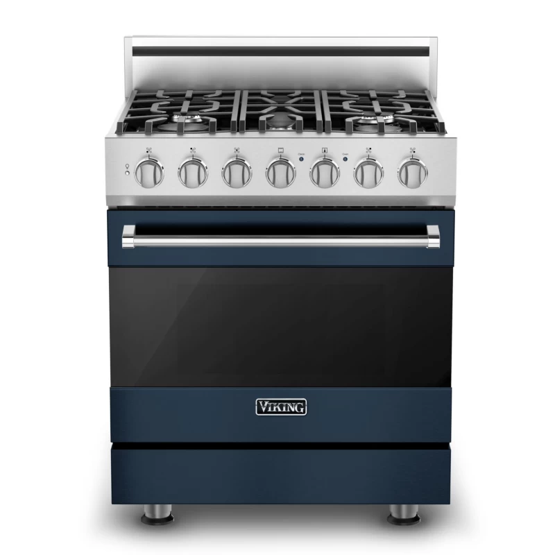 30" Self-Cleaning Dual Fuel Range RVDR33025BSBLP