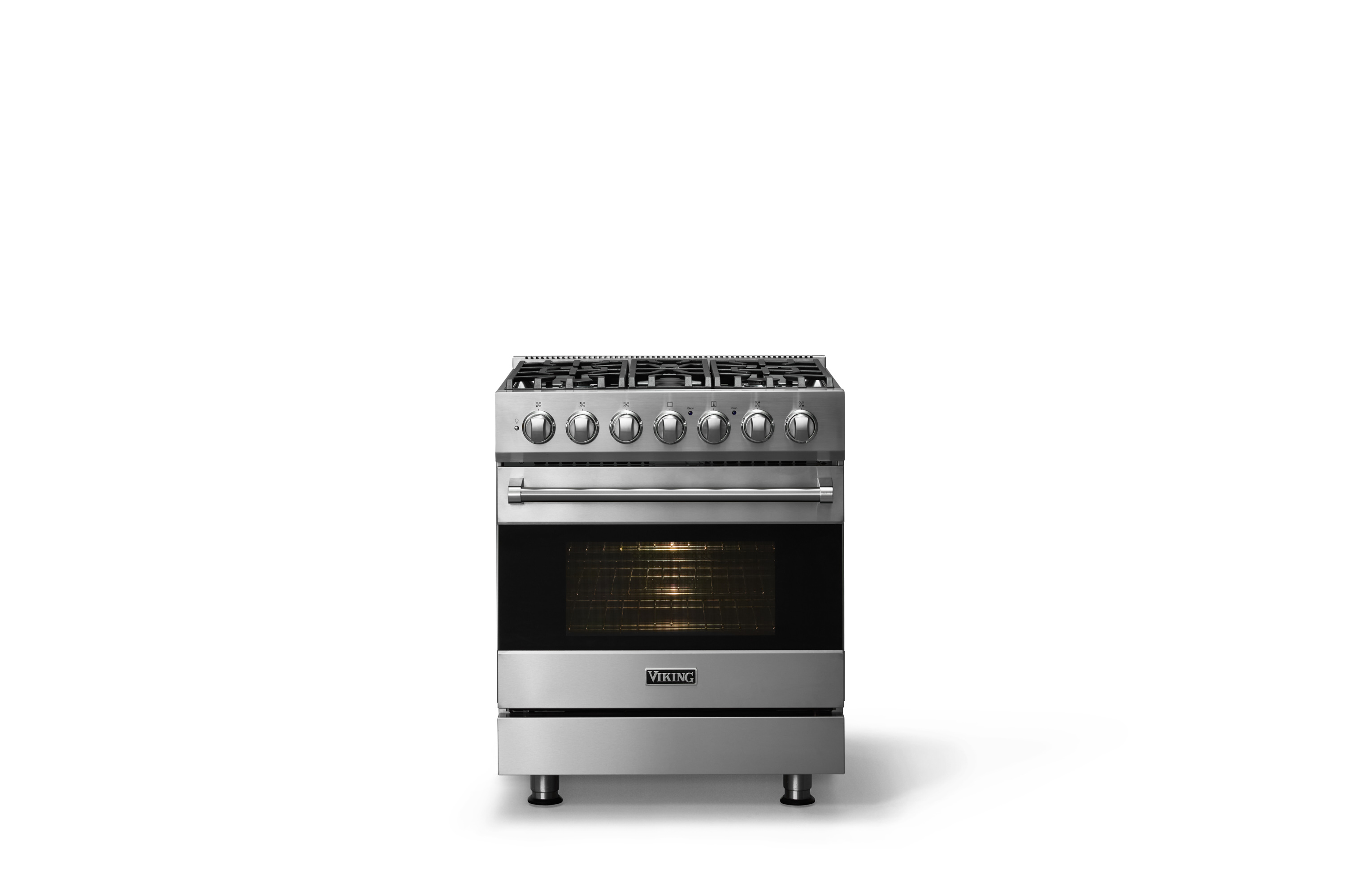 30"W. Self-Cleaning Dual Fuel Range RVDR33025BSS