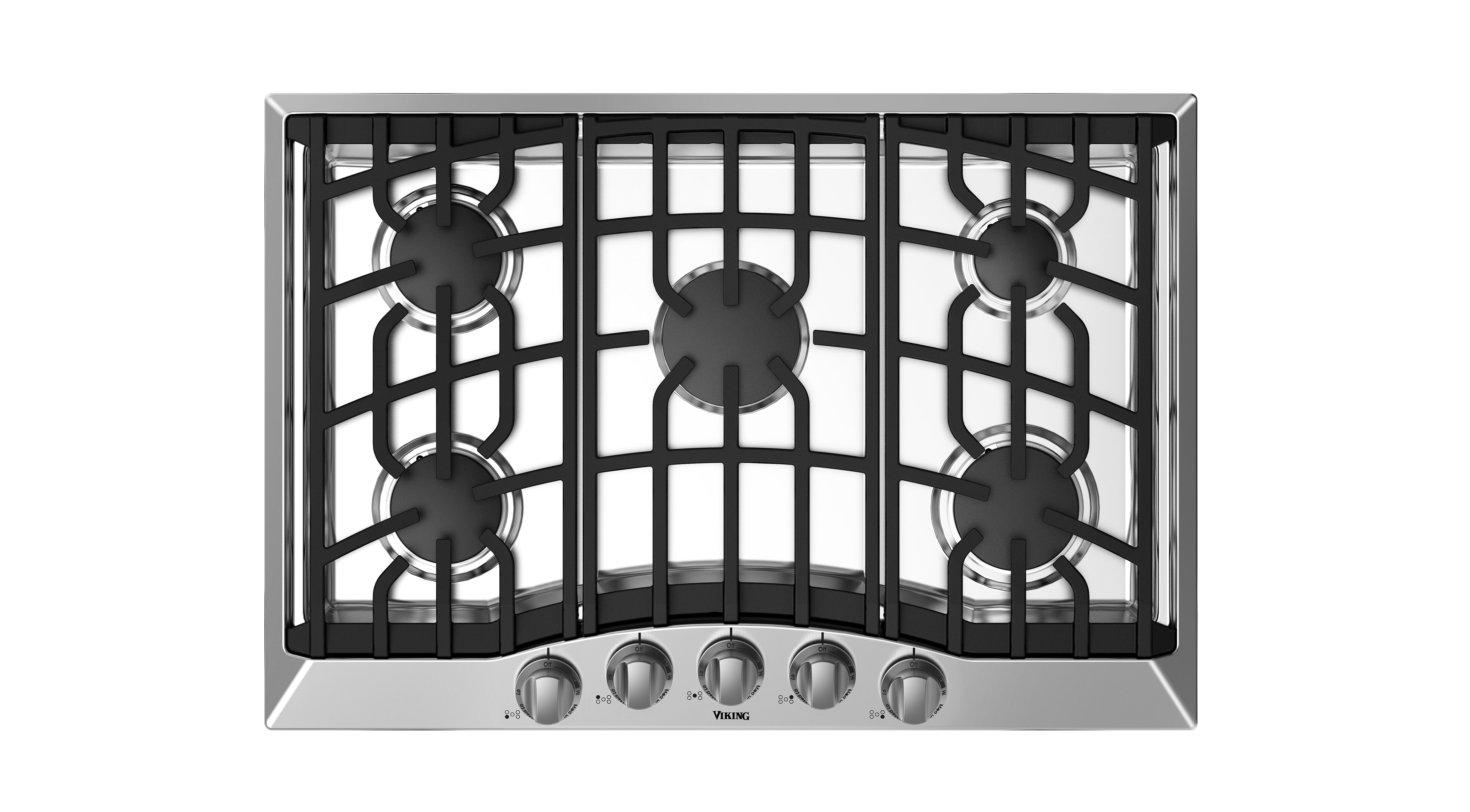 30"W. Gas Cooktop RVGC33015BSS