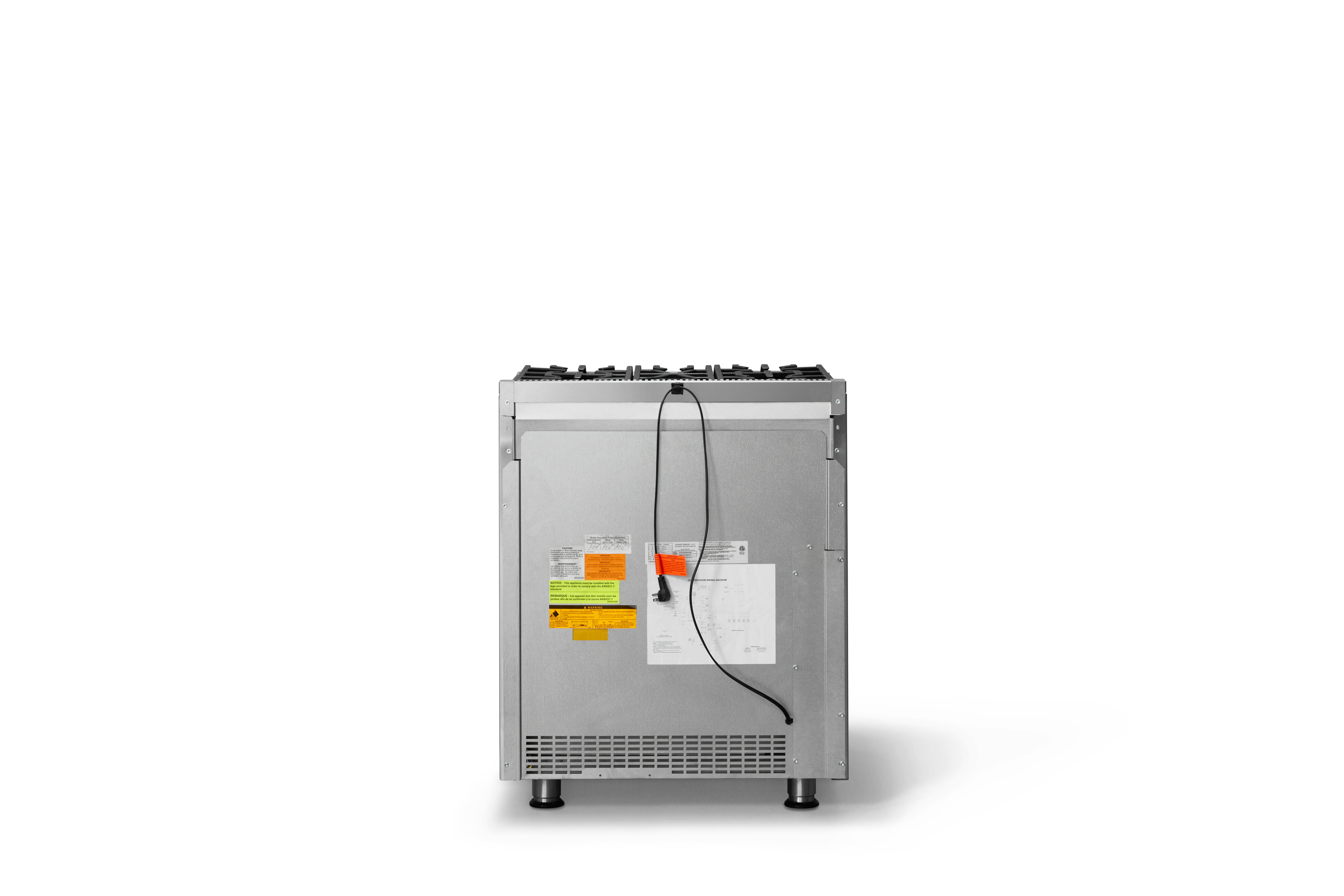 30"W. Self-Cleaning Gas Range RVGR33025BMA