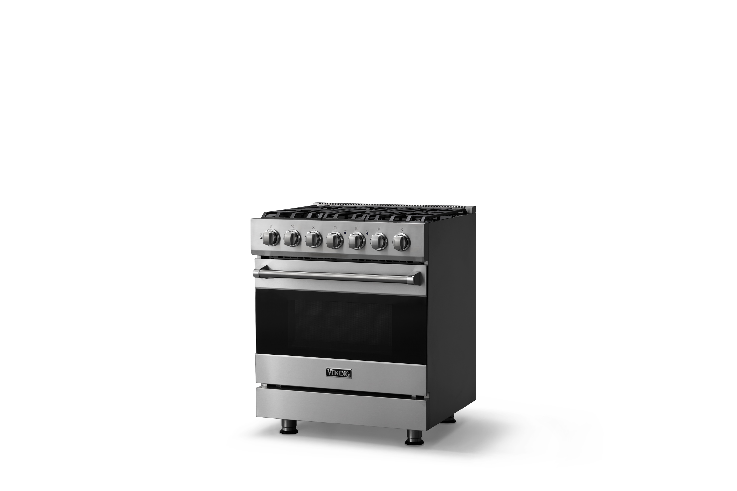 30"W. Self-Cleaning Gas Range RVGR33025BSSLP