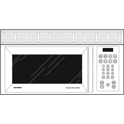 1.5 Cu. Ft. Over-the-Range Microwave Oven RVM1535DMWW