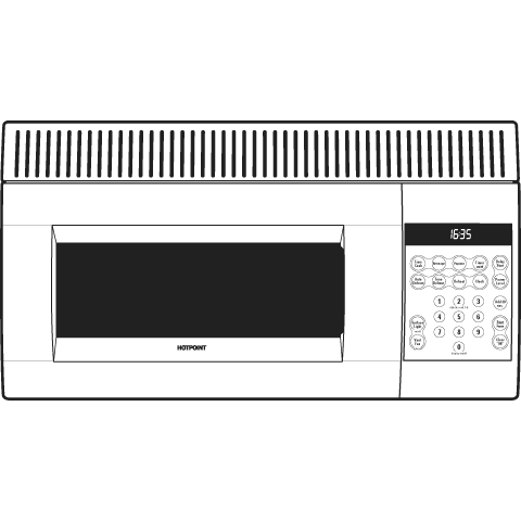 1.6 Cu. Ft. Over-the-Range Microwave Oven RVM1635CJ