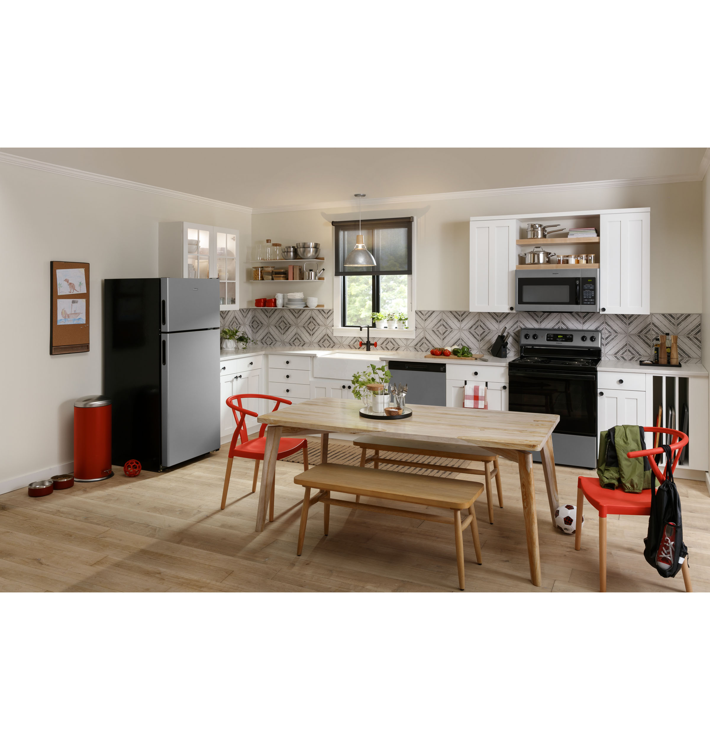 Hotpoint® 1.6 Cu. Ft. Over-the-Range Microwave Oven RVM5160MPSA