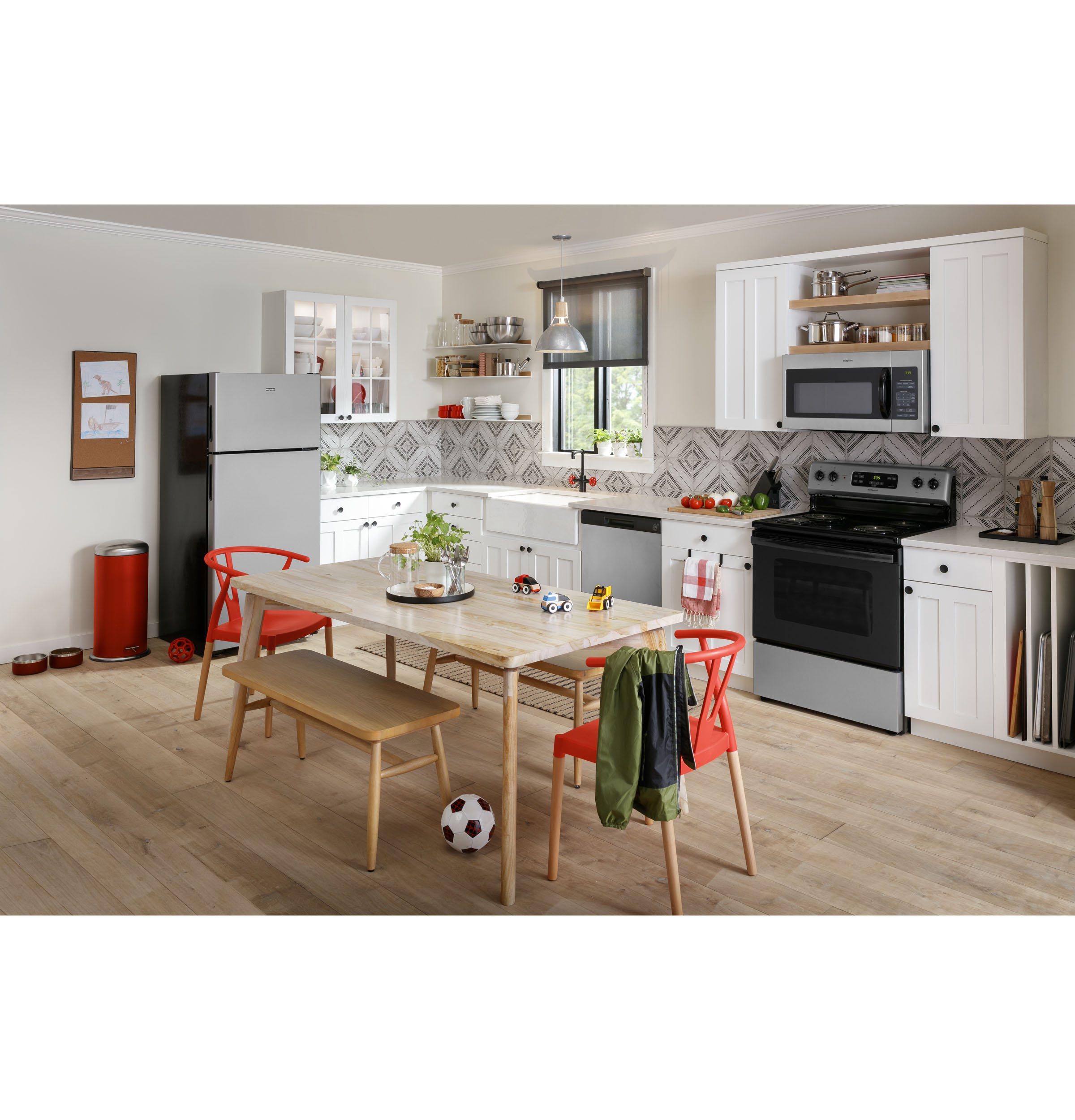 Hotpoint® 1.6 Cu. Ft. Over-the-Range Microwave Oven RVM5160MPSA