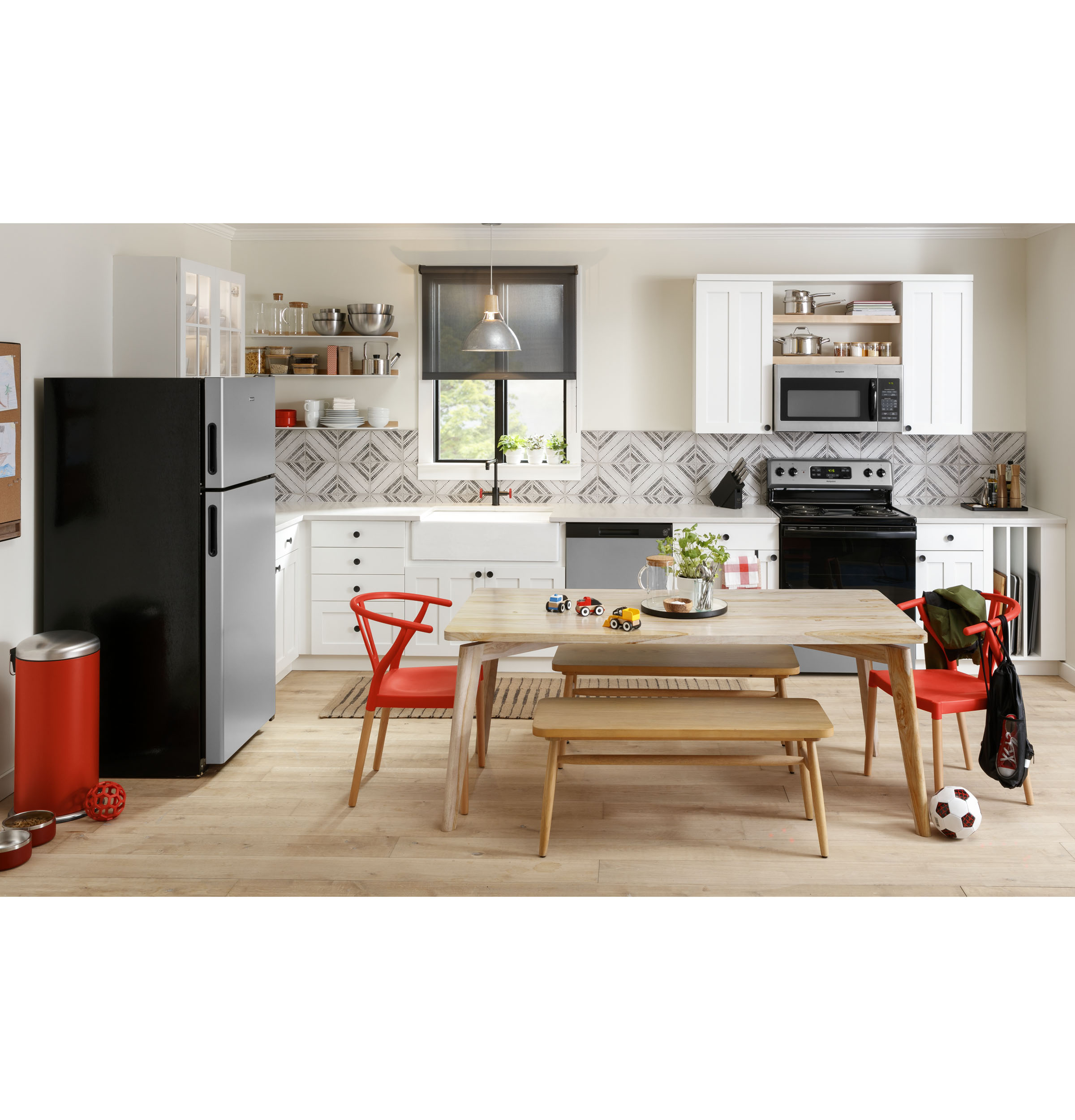 Hotpoint® 1.6 Cu. Ft. Over-the-Range Microwave Oven RVM5160MPSA