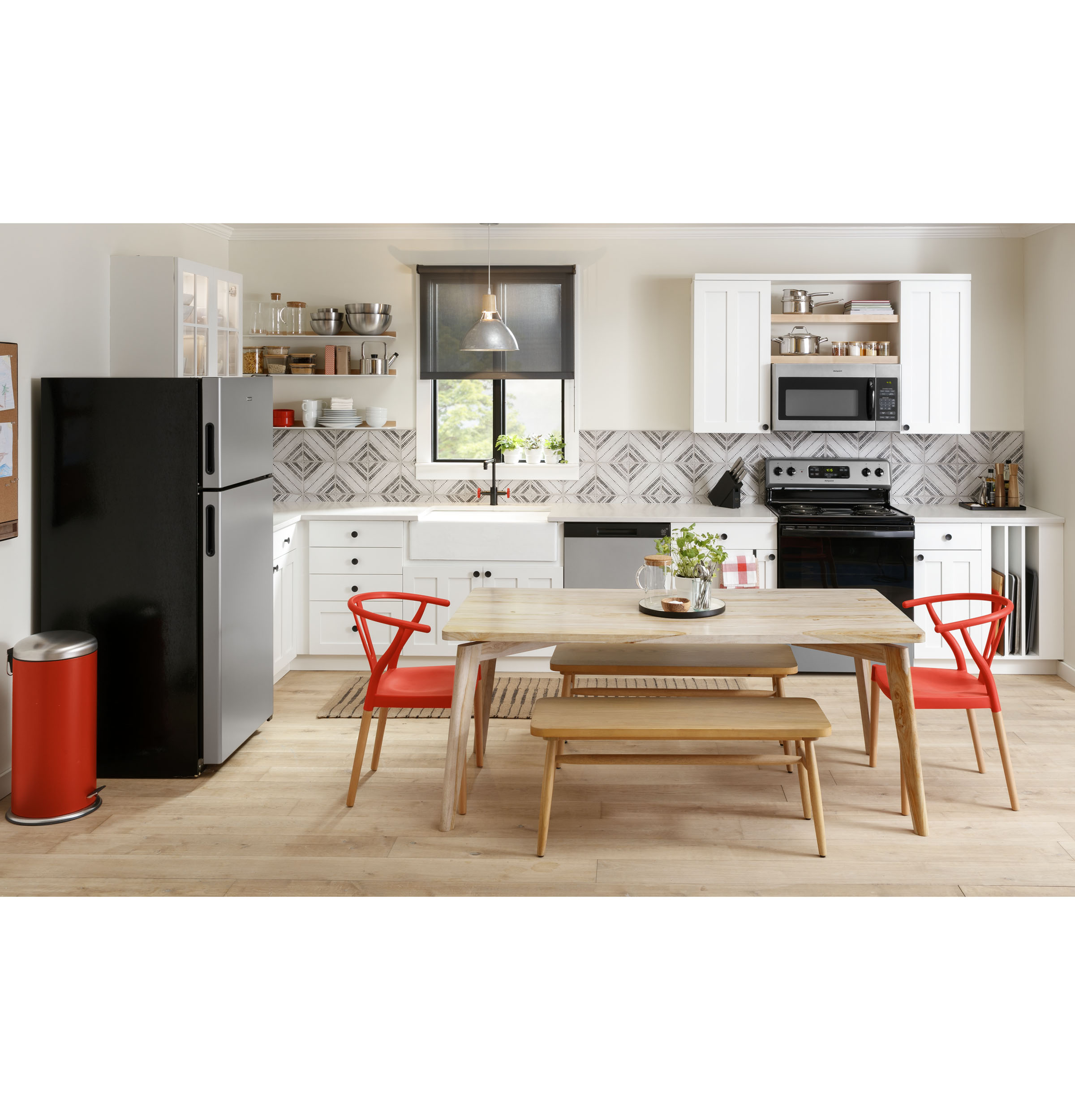Hotpoint® 1.6 Cu. Ft. Over-the-Range Microwave Oven RVM5160MPSA