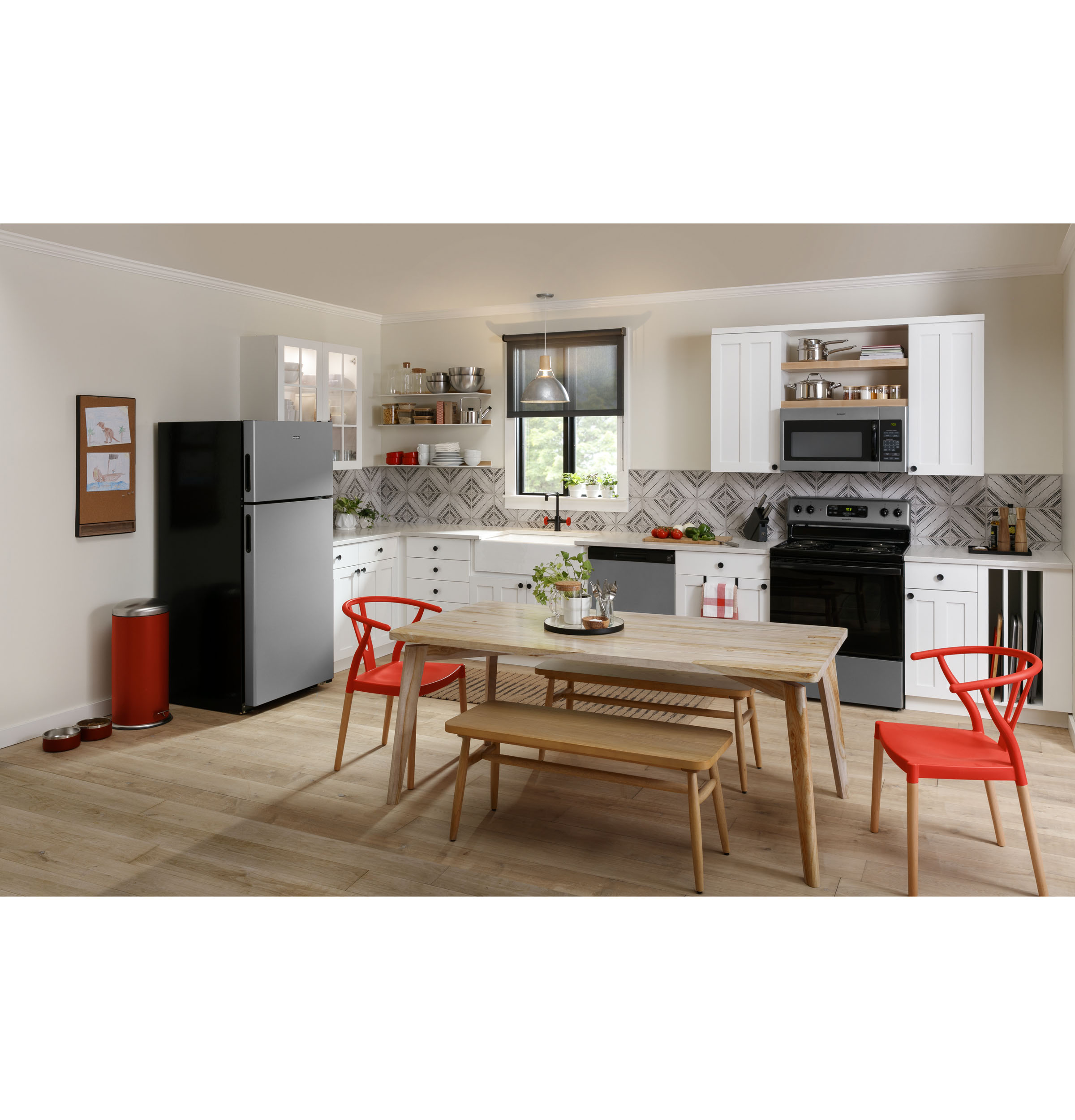 Hotpoint® 1.6 Cu. Ft. Over-the-Range Microwave Oven RVM5160MPSA