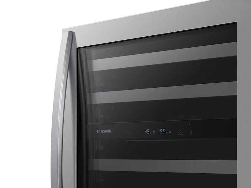 51-Bottle Wine Cooler Refrigerator in Stainless Steel view 5
