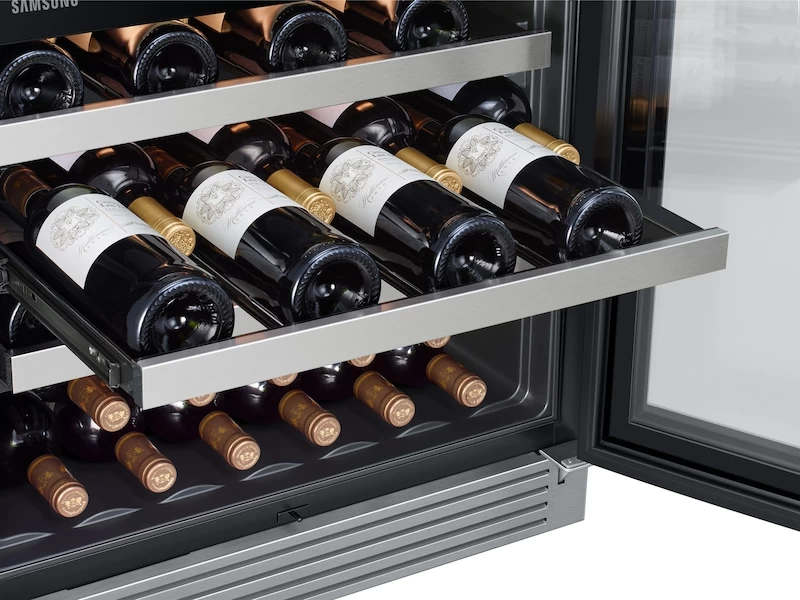 51-Bottle Wine Cooler Refrigerator in Stainless Steel view 8