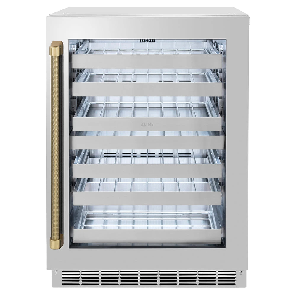 24 in. Touchstone Dual Zone 44 Bottle Wine Cooler RWDOZGS24KCB