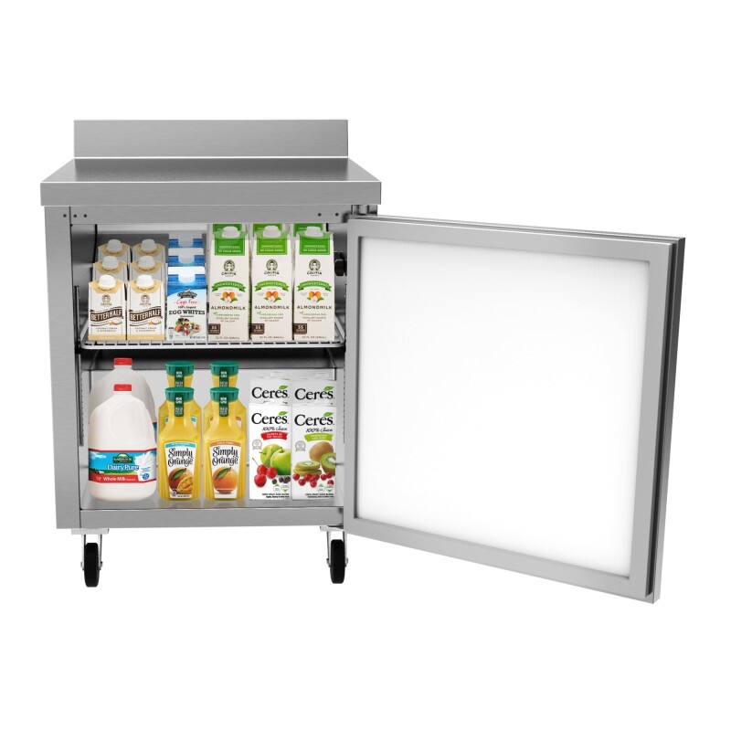 27 in. One-Door Worktop Refrigerator With 3.5 in. Backsplash - 6.3 Cu Ft RWT1D6C, product image 8 of 9