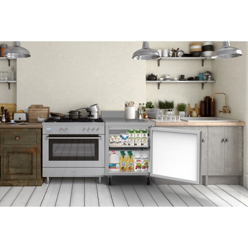 27 in. One-Door Worktop Refrigerator With 3.5 in. Backsplash - 6.3 Cu Ft RWT1D6C, product image 9 of 9