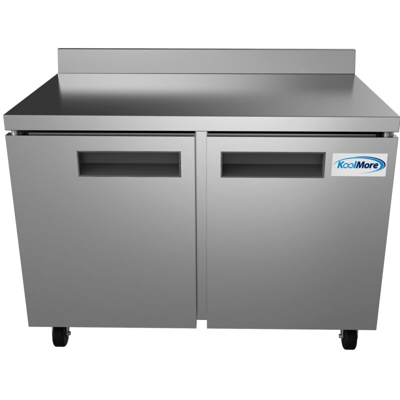 48 in. Two-Door Worktop Refrigerator With 3.5 in. Backsplash - 12 Cu Ft RWT2D12C, product image 2 of 9