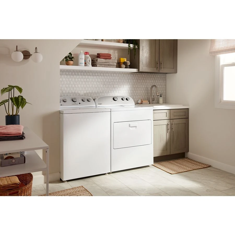 Refurbished 3.8–3.9 Cu. Ft. Whirlpool® Top Load Washer with Removable Agitator. RWTW4957PW
