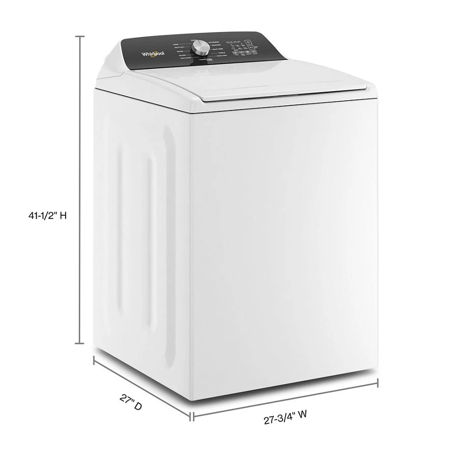 Refurbished 4.6 Cu. Ft. Top Load Impeller Washer with Built-in Faucet. RWTW5010LW