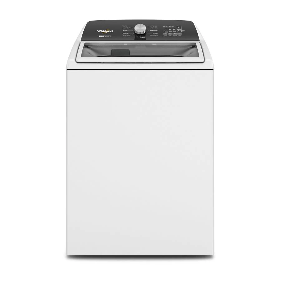 Refurbished 4.6 Cu. Ft. Top Load Impeller Washer with Built-in Faucet. RWTW5057LW