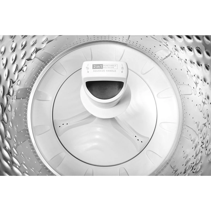 Refurbished 4.6 Cu. Ft. Top Load Impeller Washer with Built-in Faucet. RWTW5057LW