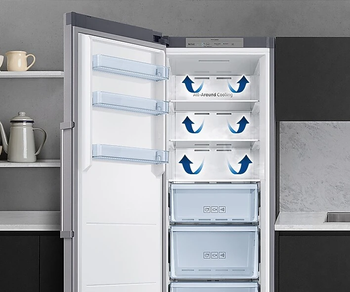 Even cooling, top to bottom