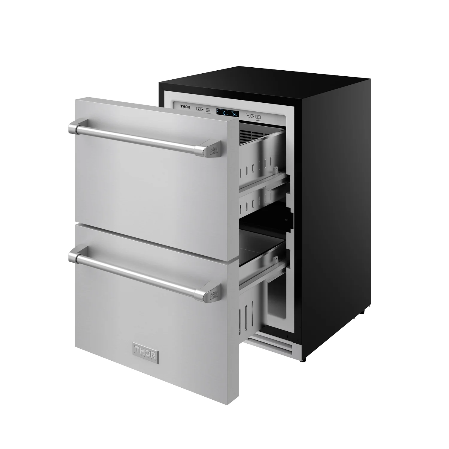 24 Inch Undercounter Built-in / Freestanding Drawer Freezer Stainless Steel Gordon Ramsay Series RZ24U