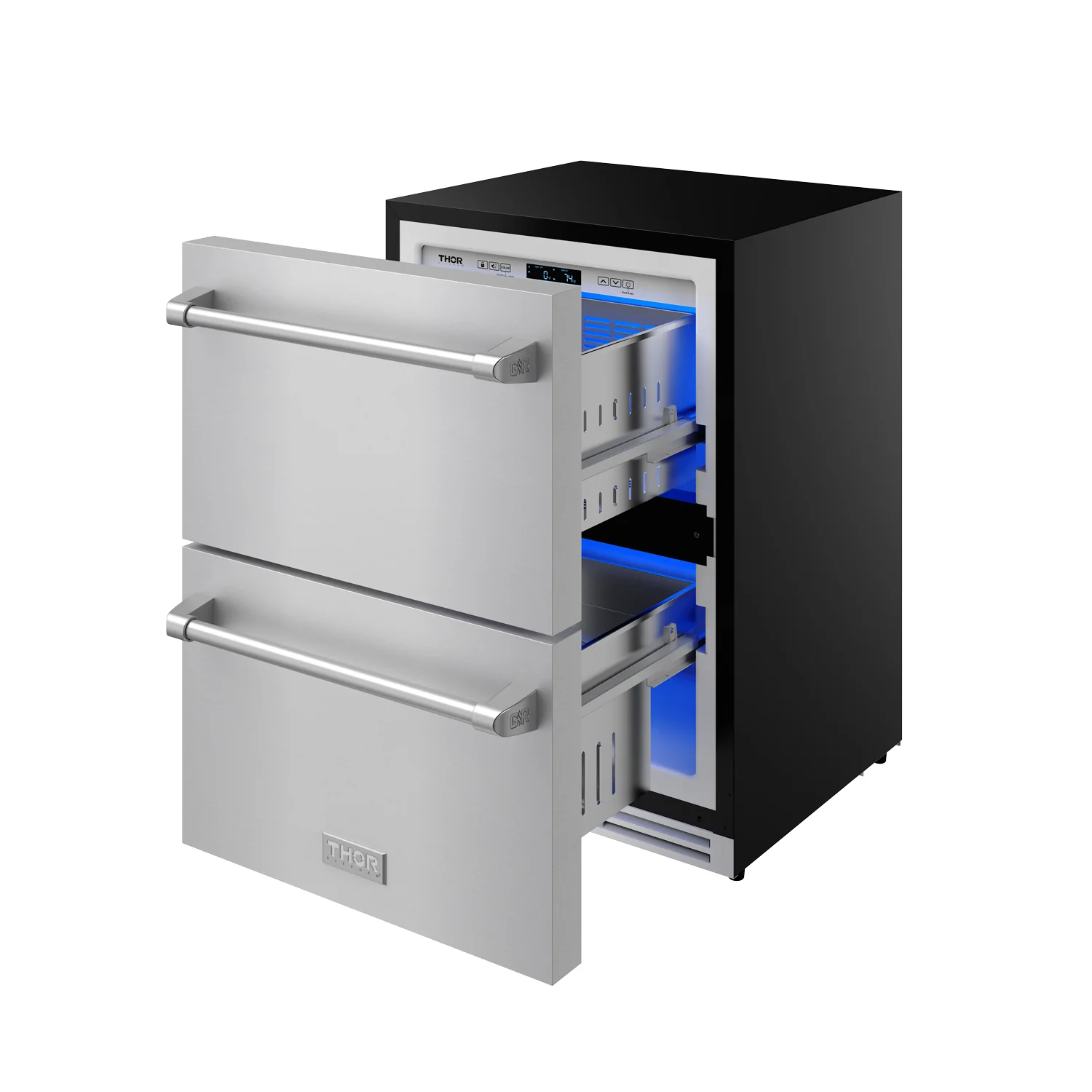 24 Inch Undercounter Built-in / Freestanding Drawer Freezer Stainless Steel Gordon Ramsay Series RZ24U