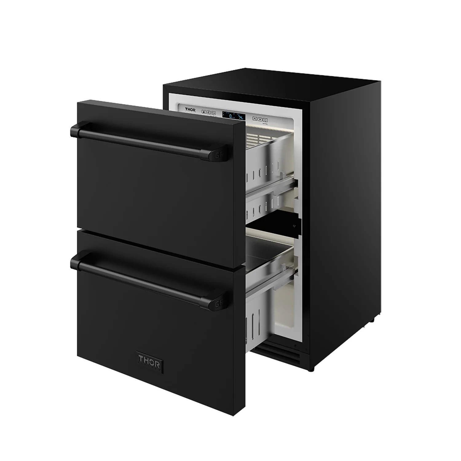 24″ Undercounter Built-in / Freestanding Drawer Freezer Black RZ24UB