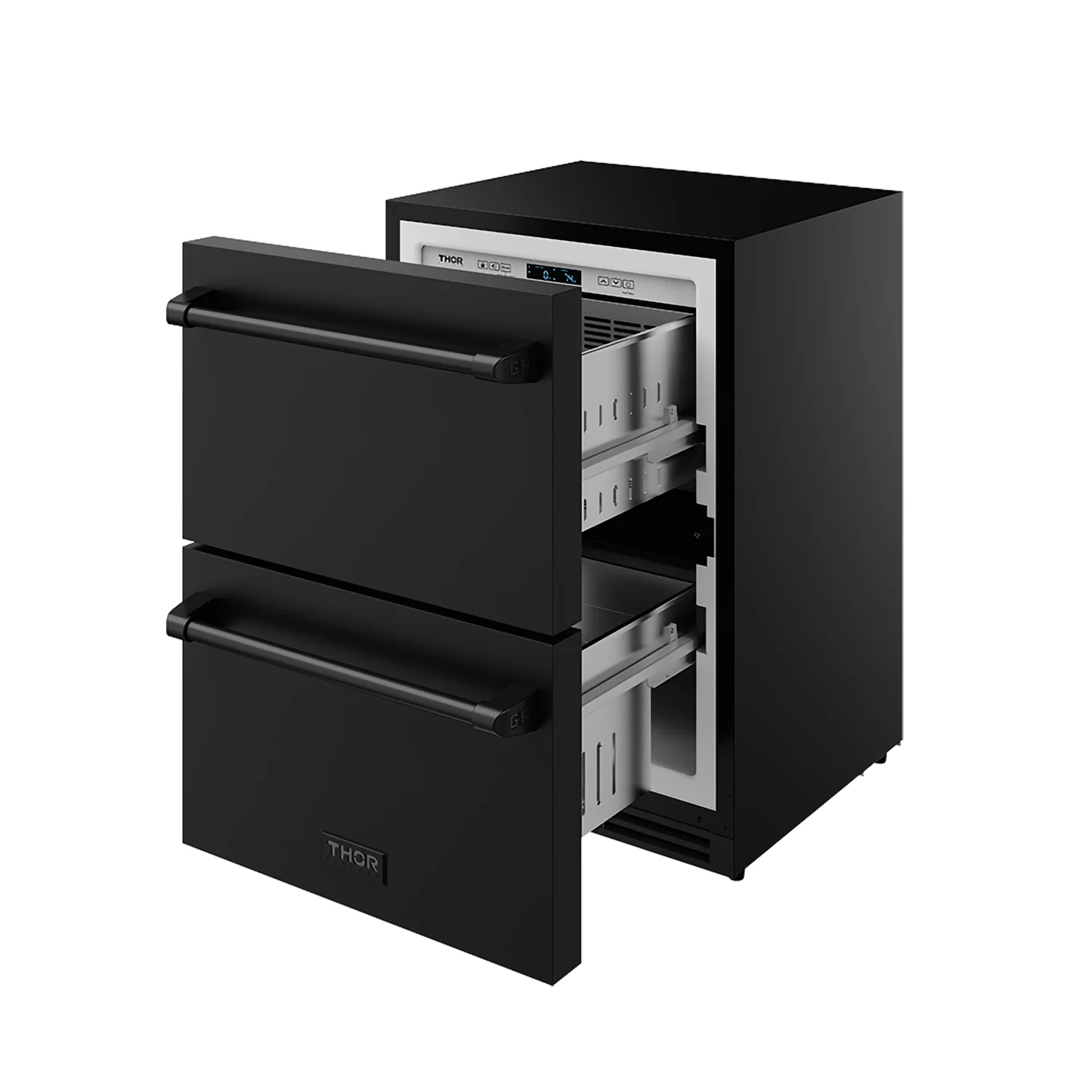 24″ Undercounter Built-in / Freestanding Drawer Freezer Black RZ24UB